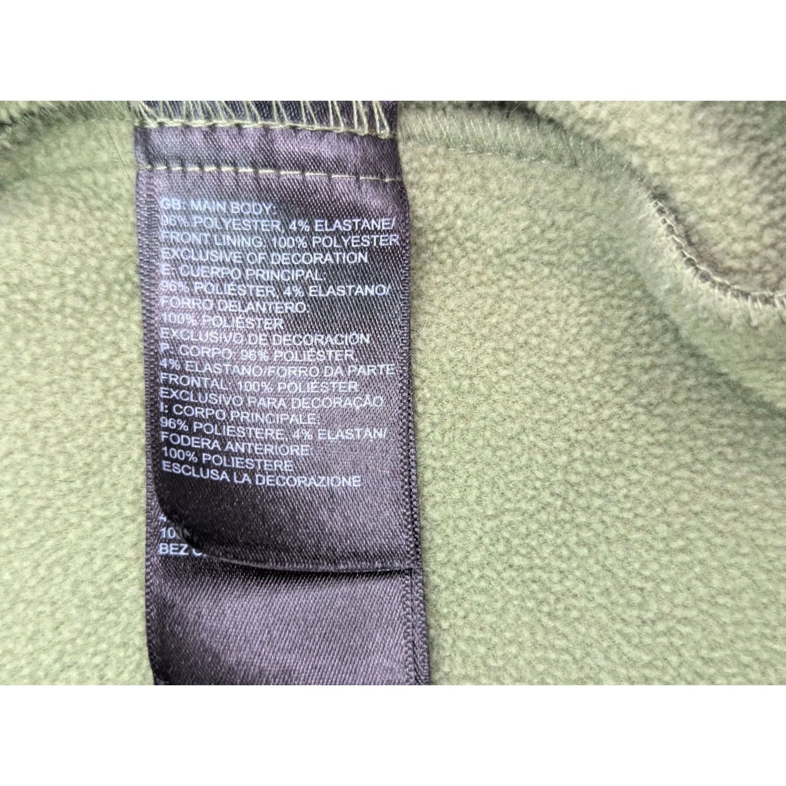 The North Face The North Face Fleece Jacket Men XL Green Embroidered Full Zip Size US XL / EU 56 / 4 - 7 Thumbnail