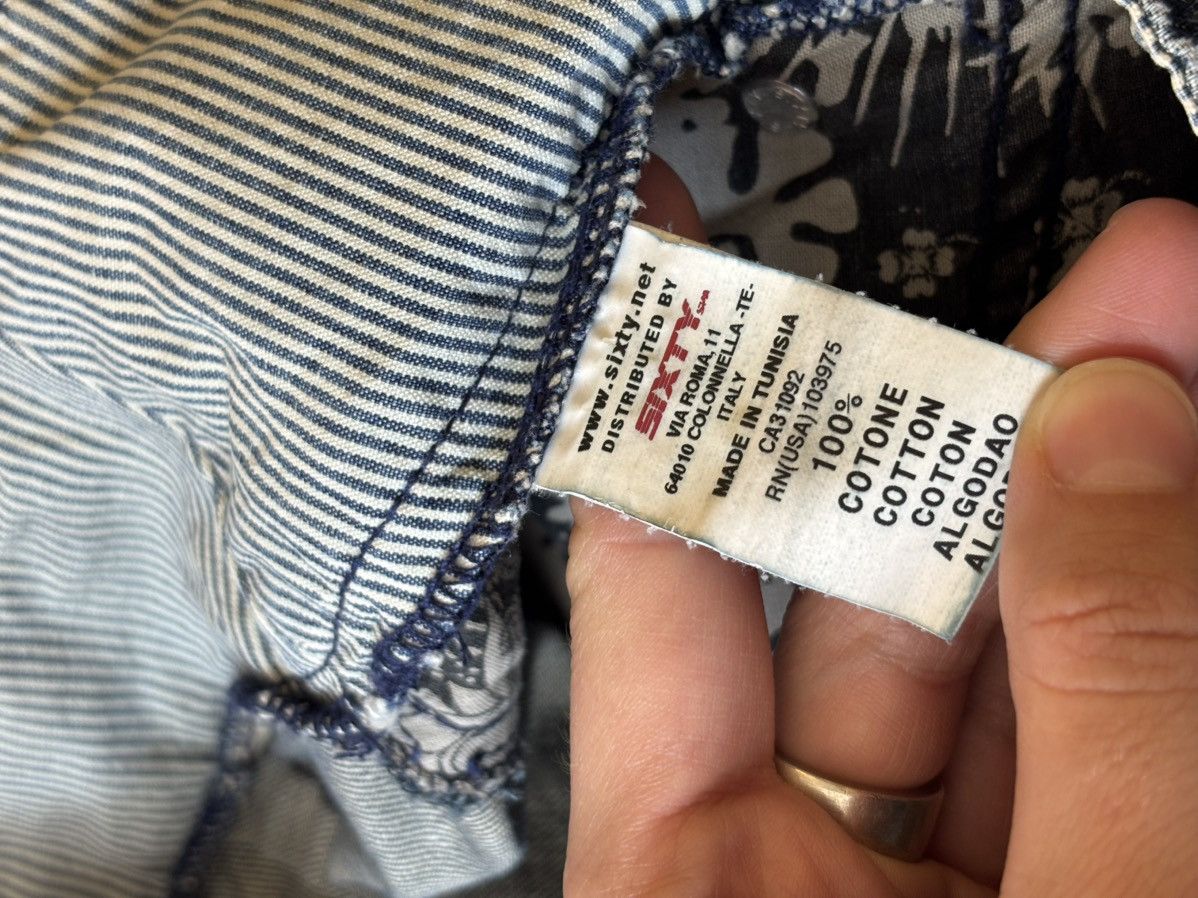 Designer × Miss Sixty × Vintage Vintage Miss Sixty Denim Skirt Y2K Size 26" / US 2 / IT 38 - 9 Thumbnail