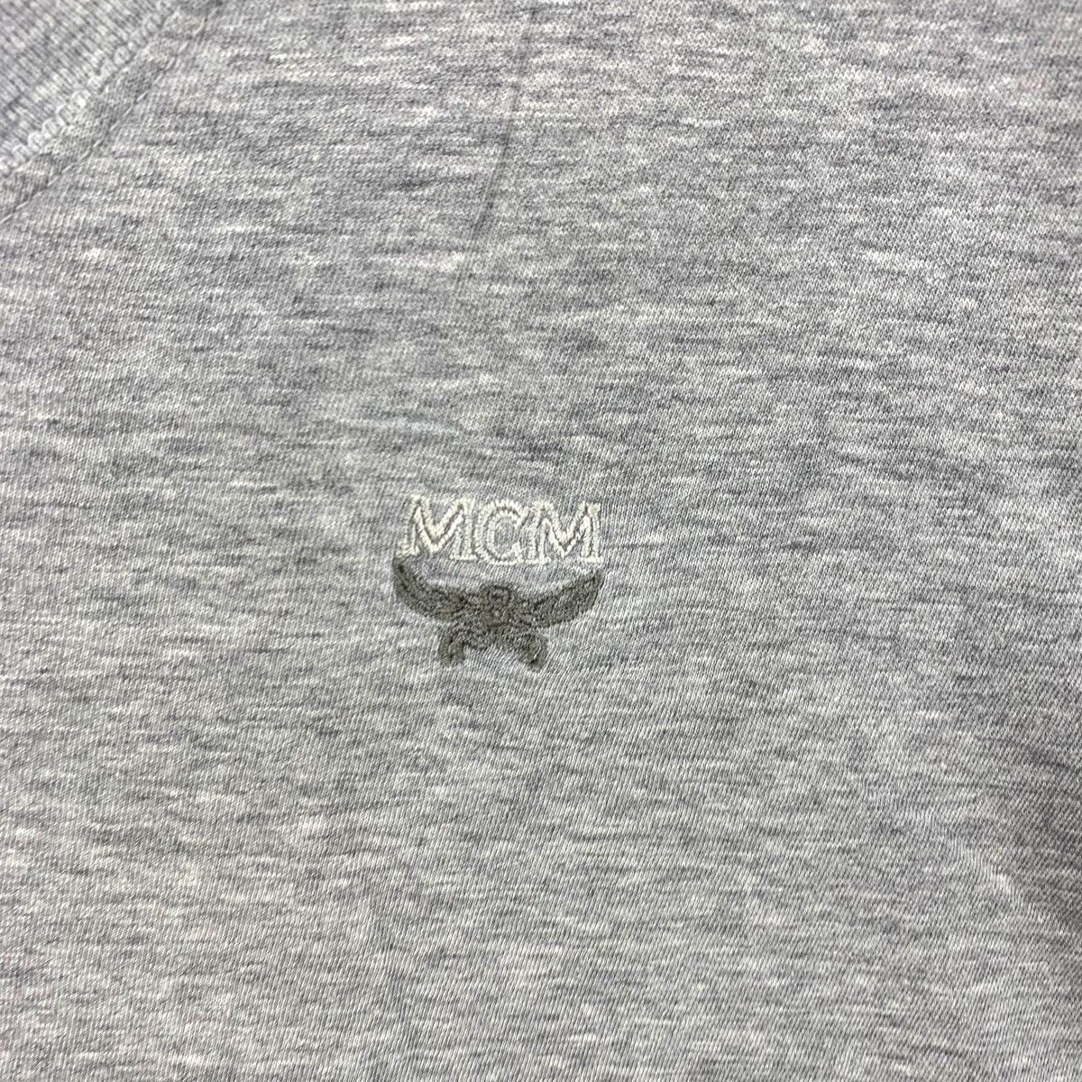 MCM MCM LEGERE COLLECTION Embroidered Logo Tee Shirt Top Size M / US 6-8 / IT 42-44 - 3 Thumbnail
