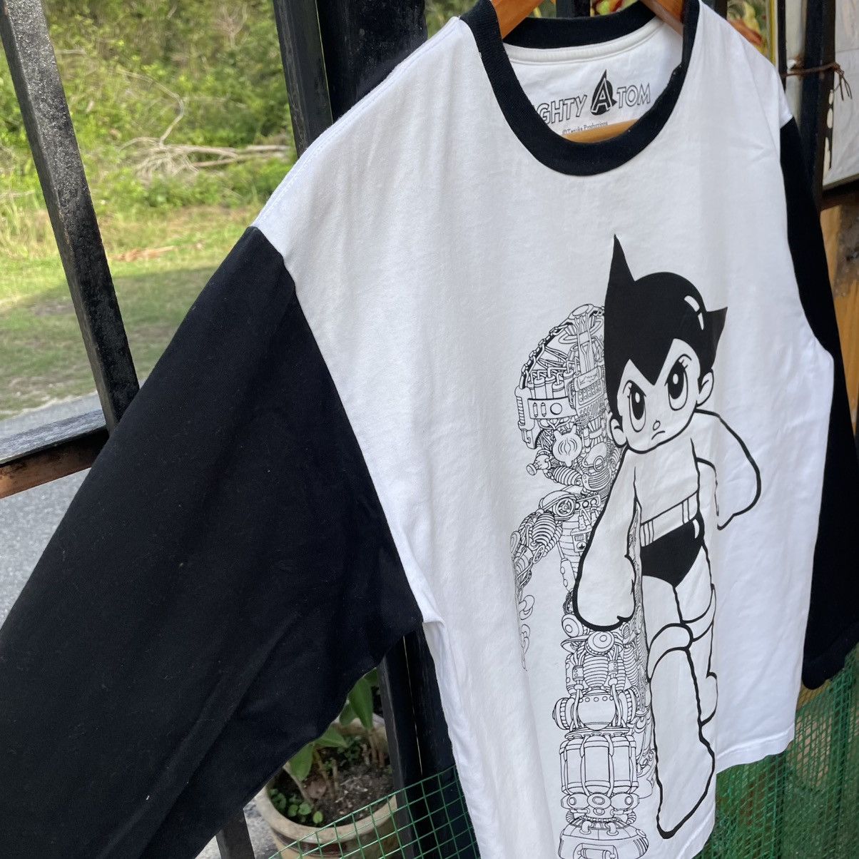 Anime 🔥🇯🇵Vintage Astro Boy Japan Made Big Image Long Sleves Tee Size US M / EU 48-50 / 2 - 8 Thumbnail