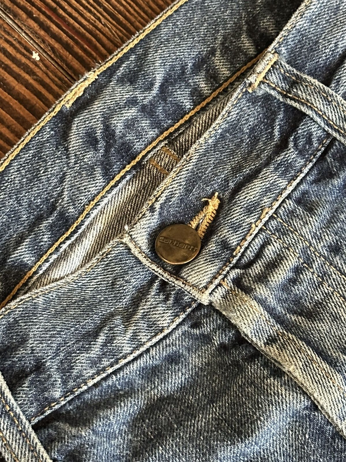 Carhartt Vintage Carhartt Denim Pants Size US 32 / EU 48 - 3 Thumbnail