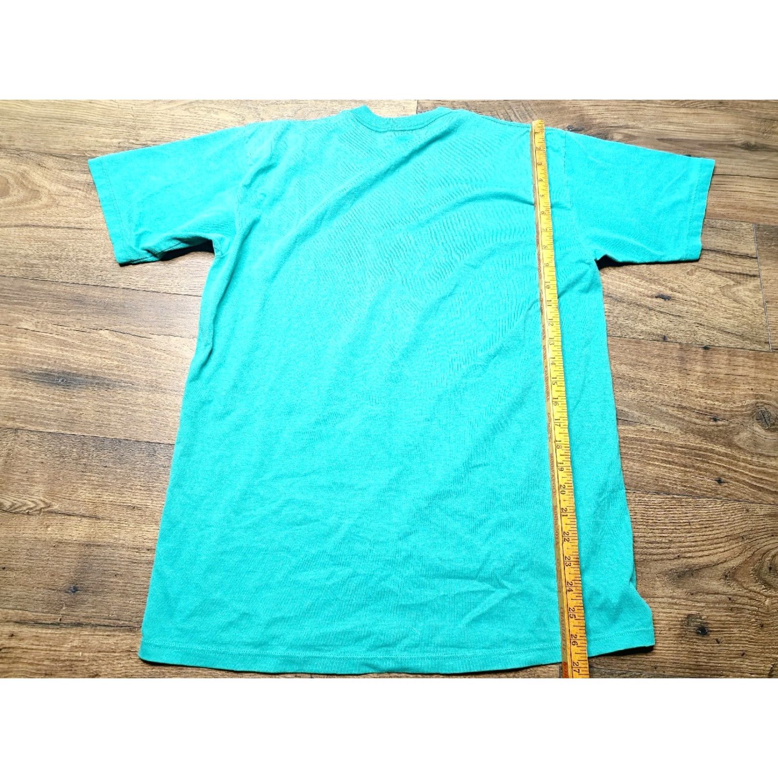 Jerzees VINTAGE Jerzees Green Crewneck T-Shirt L 90s Basic Tee Grunge Mens Size US L / EU 52-54 / 3 - 2 Thumbnail