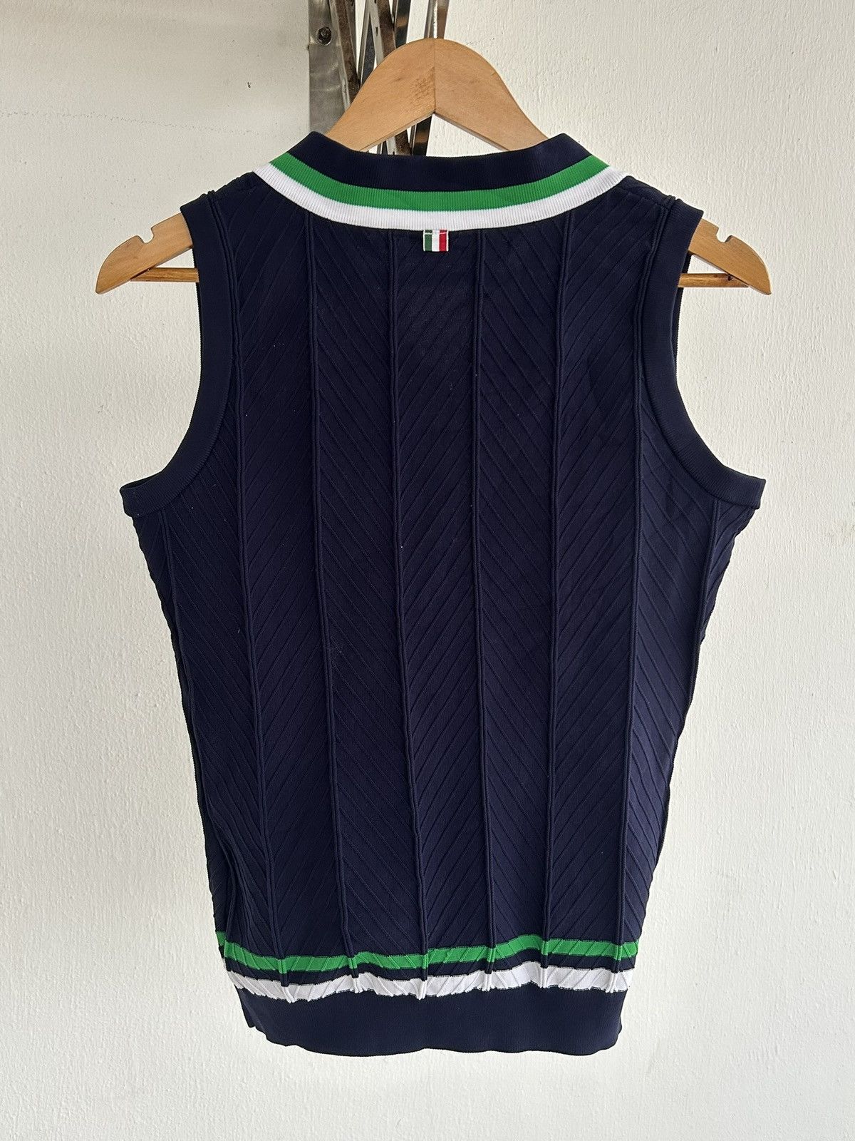 Kappa Kappa Italy Knit Vintage Tank Top Size US M / EU 48-50 / 2 - 2 Thumbnail