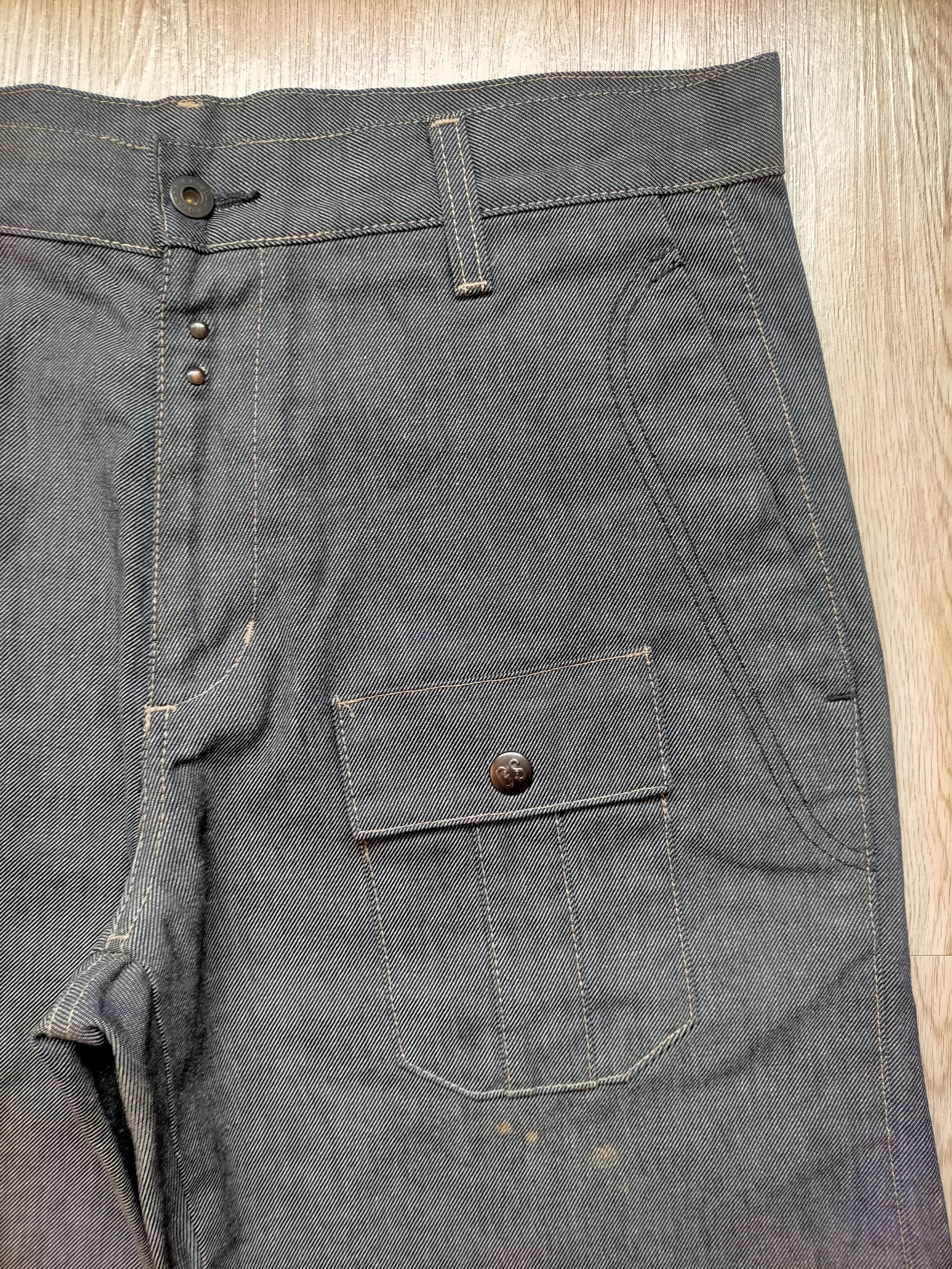 G-Star G-Star Raw Denim Silver Single Pocket Rider Denim Pants Size US 36 / EU 52 - 5 Thumbnail
