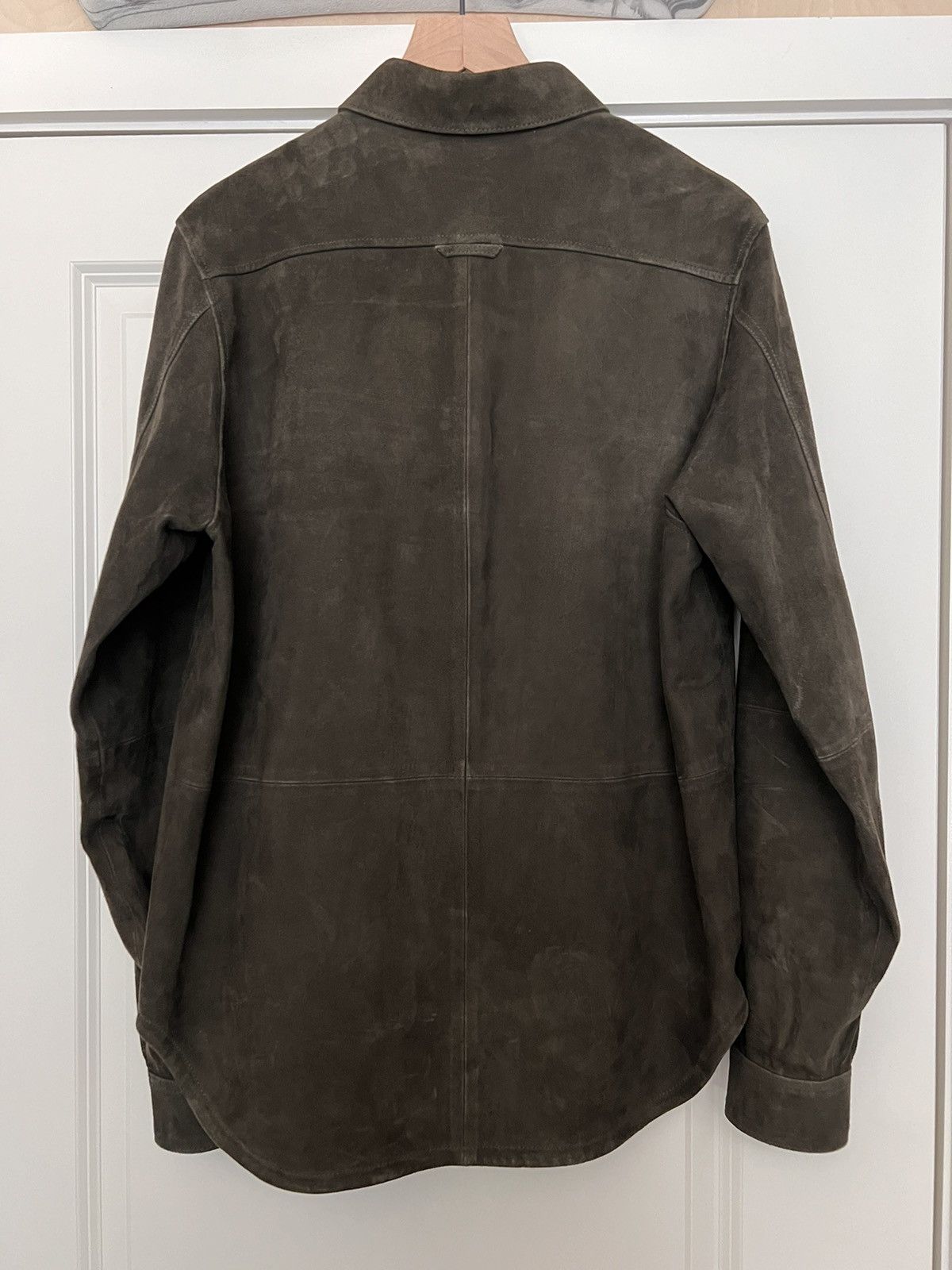 Saks Fifth Avenue COLLECTION Suede Shirt Size US M / EU 48-50 / 2 - 2 Thumbnail