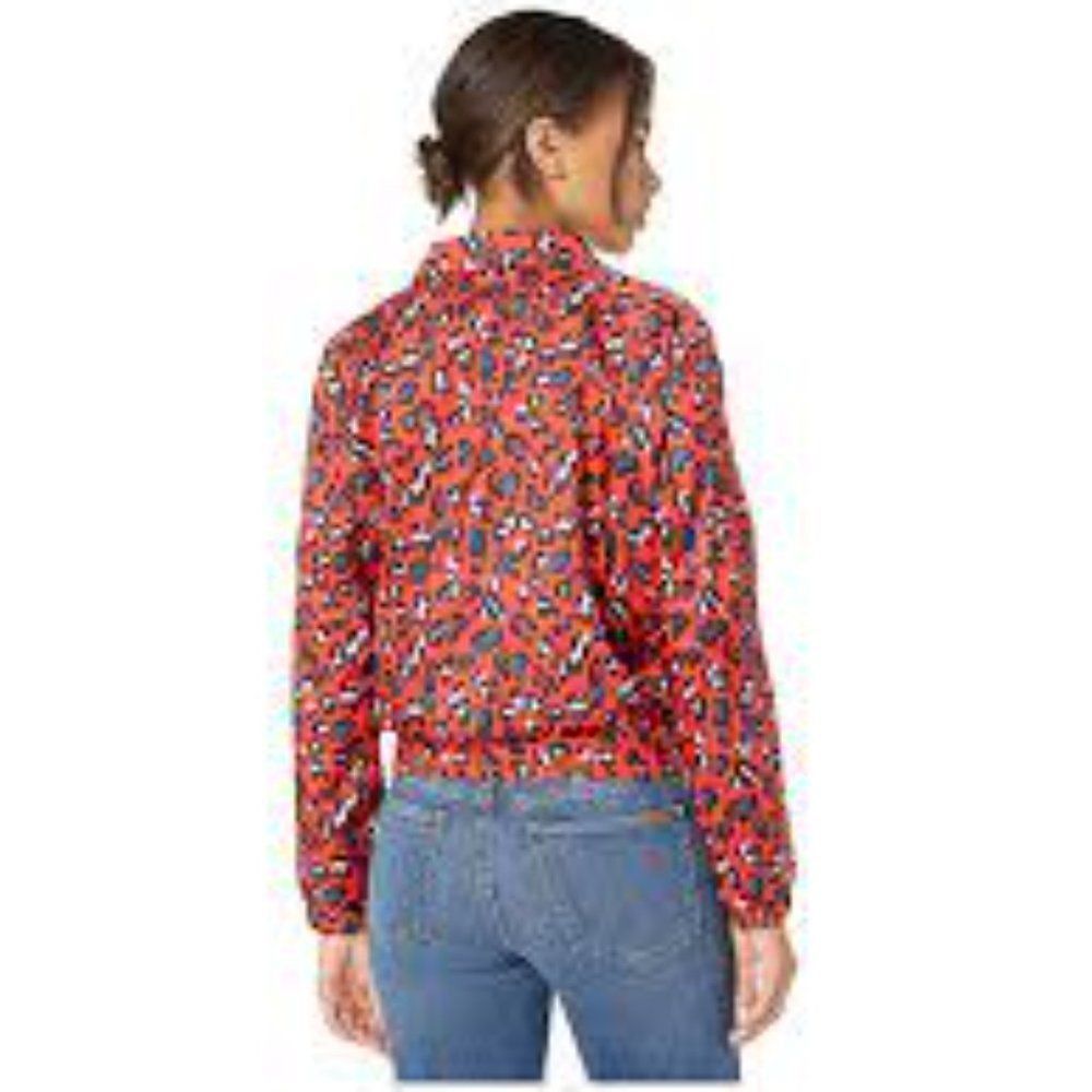 Juicy Couture Juicy Couture Psycho Red Hyper Leopard Nylon Track Jacket Si Size M / US 6-8 / IT 42-44 - 9 Thumbnail