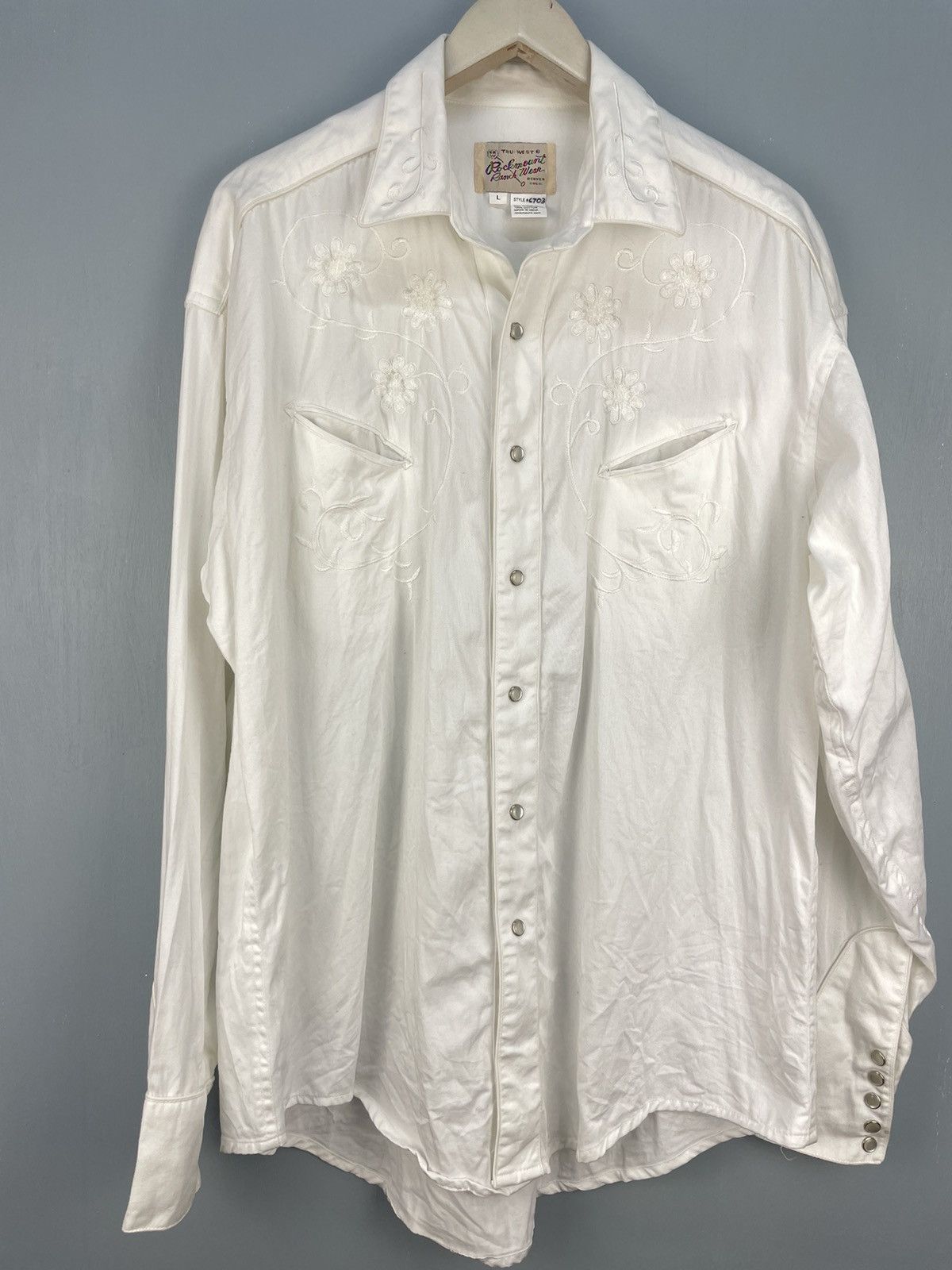 Rockmount Ranch Wear Rockmount Ranch Wear western shirt smile pocket shirt Size US L / EU 52-54 / 3 - 3 Thumbnail