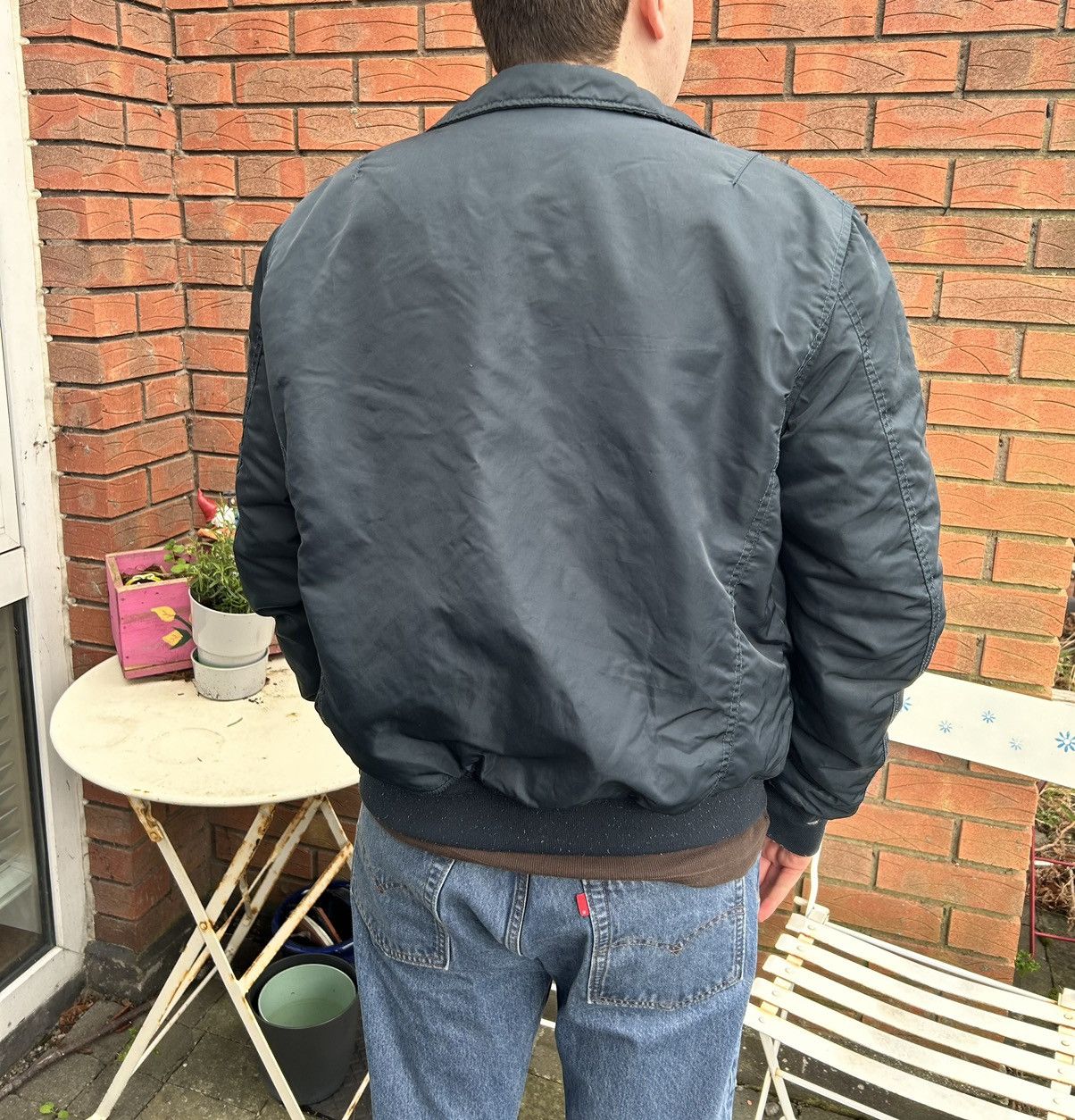 Schott Schott 90’s Bomber Flight Jacket Size US L / EU 52-54 / 3 - 13 Thumbnail