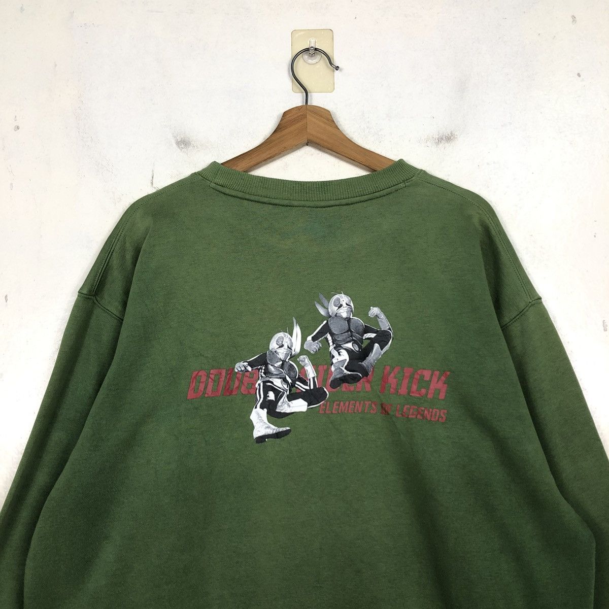 Japanese Brand 📌Masked Rider 50th Anniversary Cartoon Sweatshirt Big Logo Size US XL / EU 56 / 4 - 11 Thumbnail
