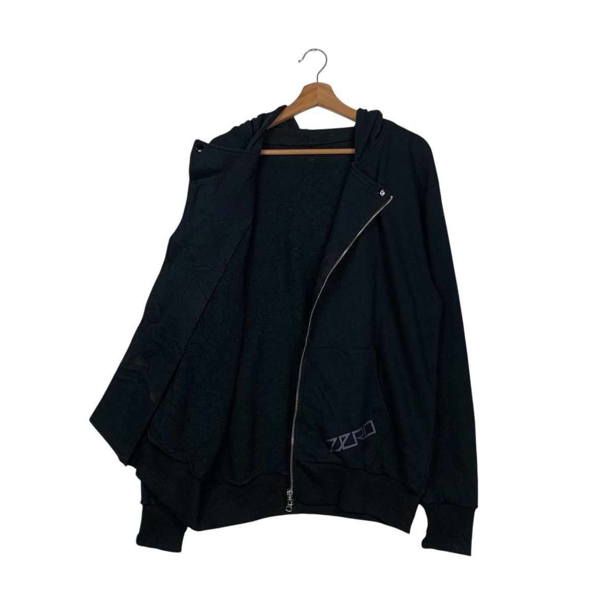 Japanese Brand ZERO Big Logo Double Collar Hoodies Sweatshirt #1723-C76 Size US L / EU 52-54 / 3 - 11 Thumbnail