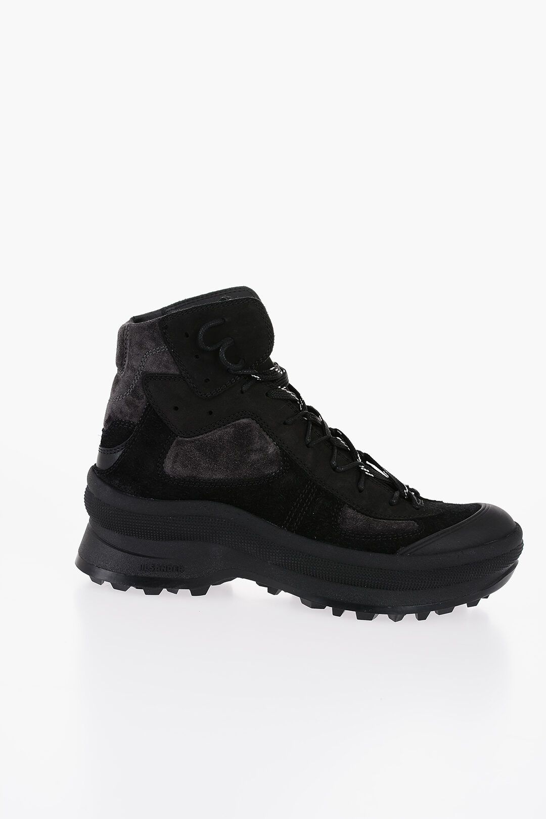 og1mm0625 Vibram Sole Suede Trek Booties in Black