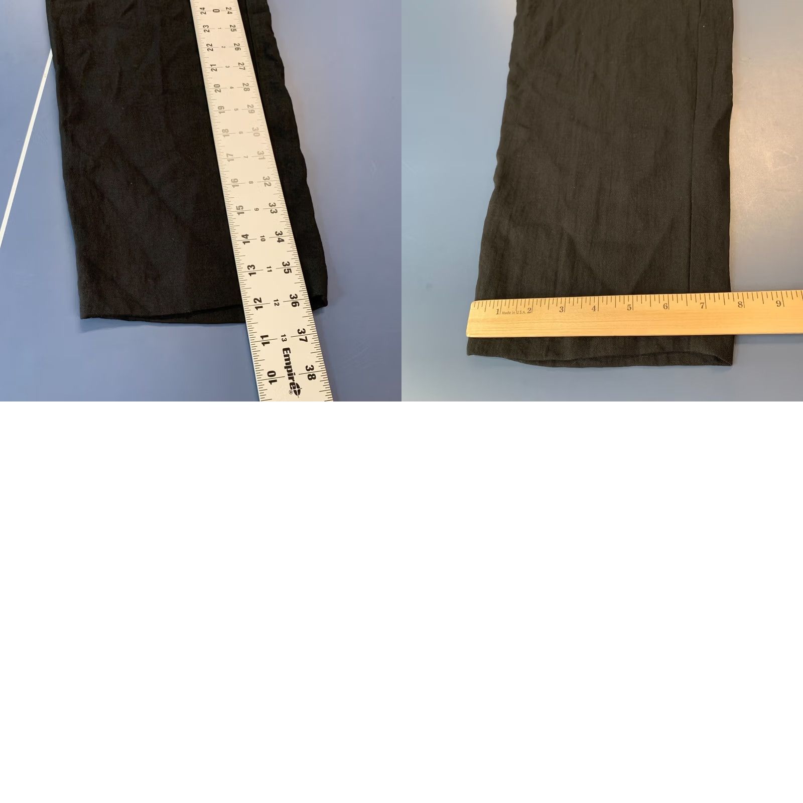 H&M VINTAGE New H&M Black Chino Joggers Womens Small Fits 28x25.5 Elastic Waist NWT Size 28" / US 6 / IT 42 - 11 Thumbnail