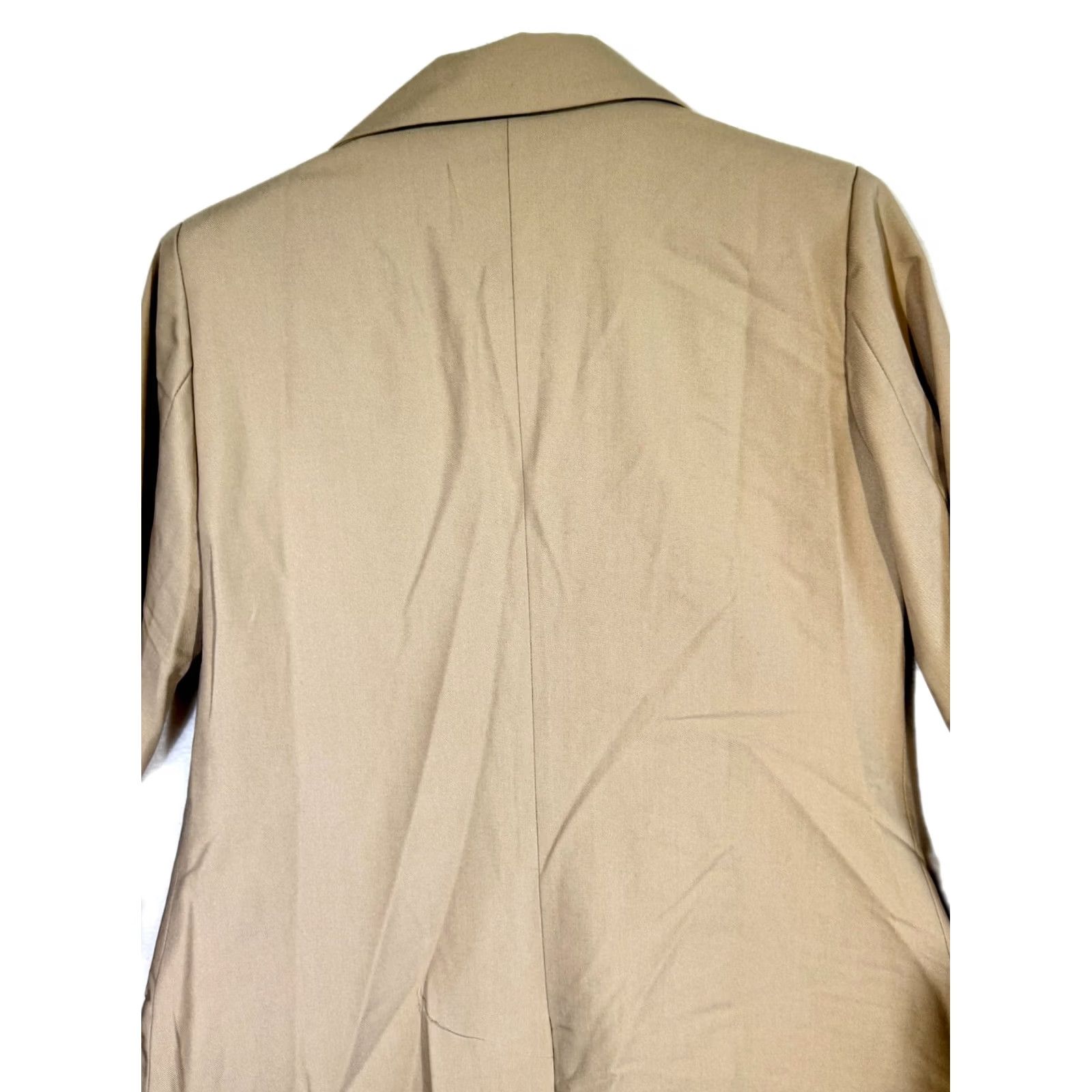 Cider Cider Blazer Jacket S Beige Women’s Polyester Tweed Notch Lapel Machine Wash Size S / US 4 / IT 40 - 7 Thumbnail