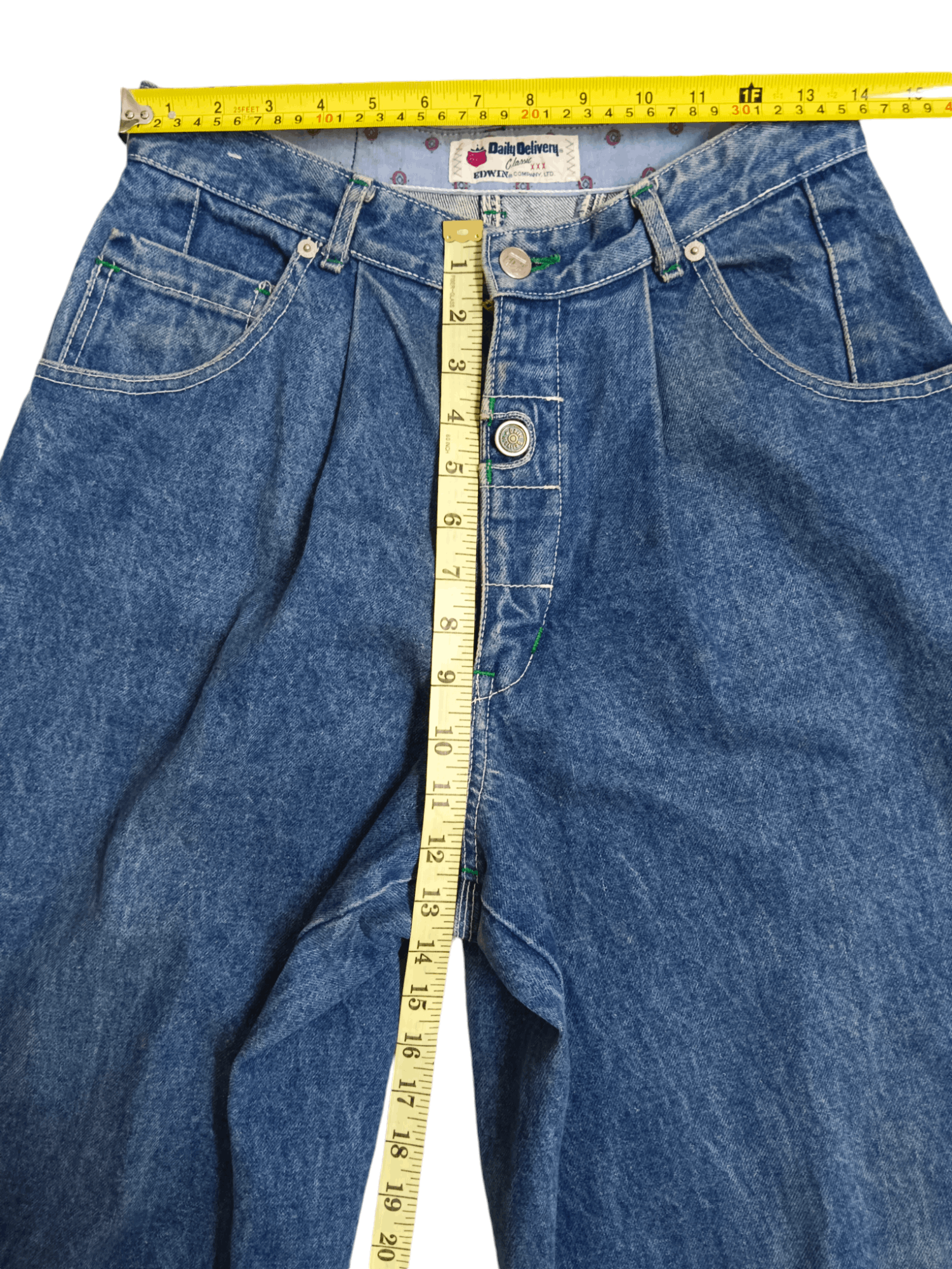 Edwin 💥Rare💥Daily Delivery By Edwin Hip Hop Baggy Jeans Size US 27 - 8 Thumbnail