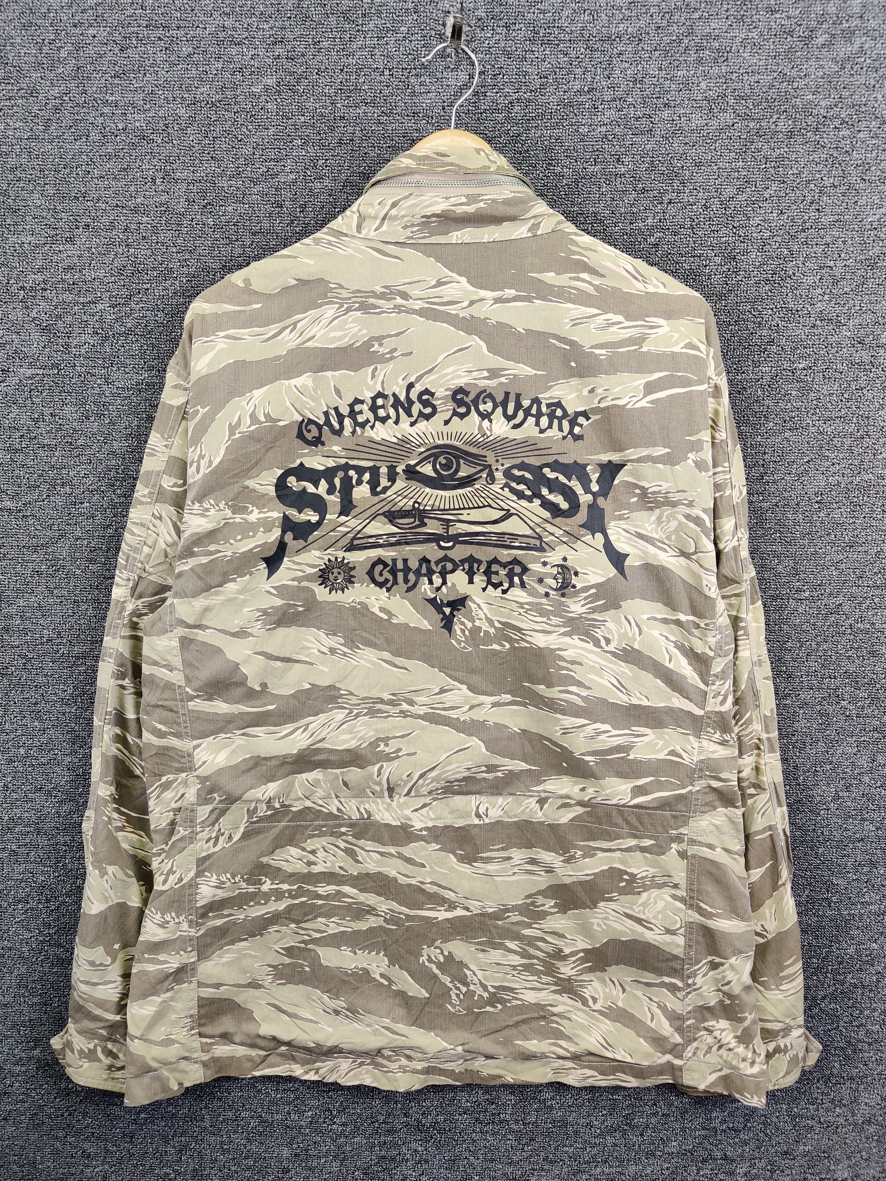 Stussy Vintage Stussy Queen's Square Chapter Camou Jacket Size US L / EU 52-54 / 3 - 2 Thumbnail