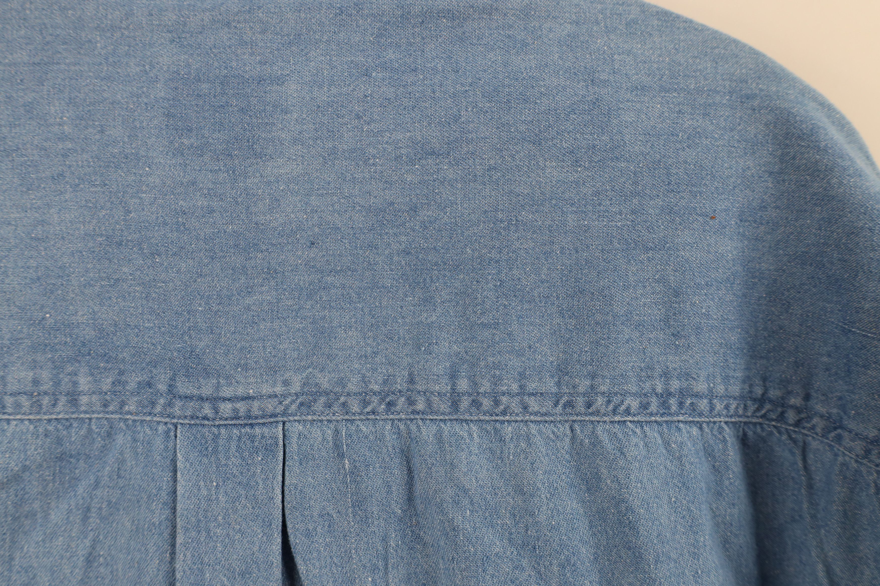 Vintage Vintage 90s Tabasco Hot Sauce Denim Jean Button Down Shirt Size US XL / EU 56 / 4 - 10 Thumbnail