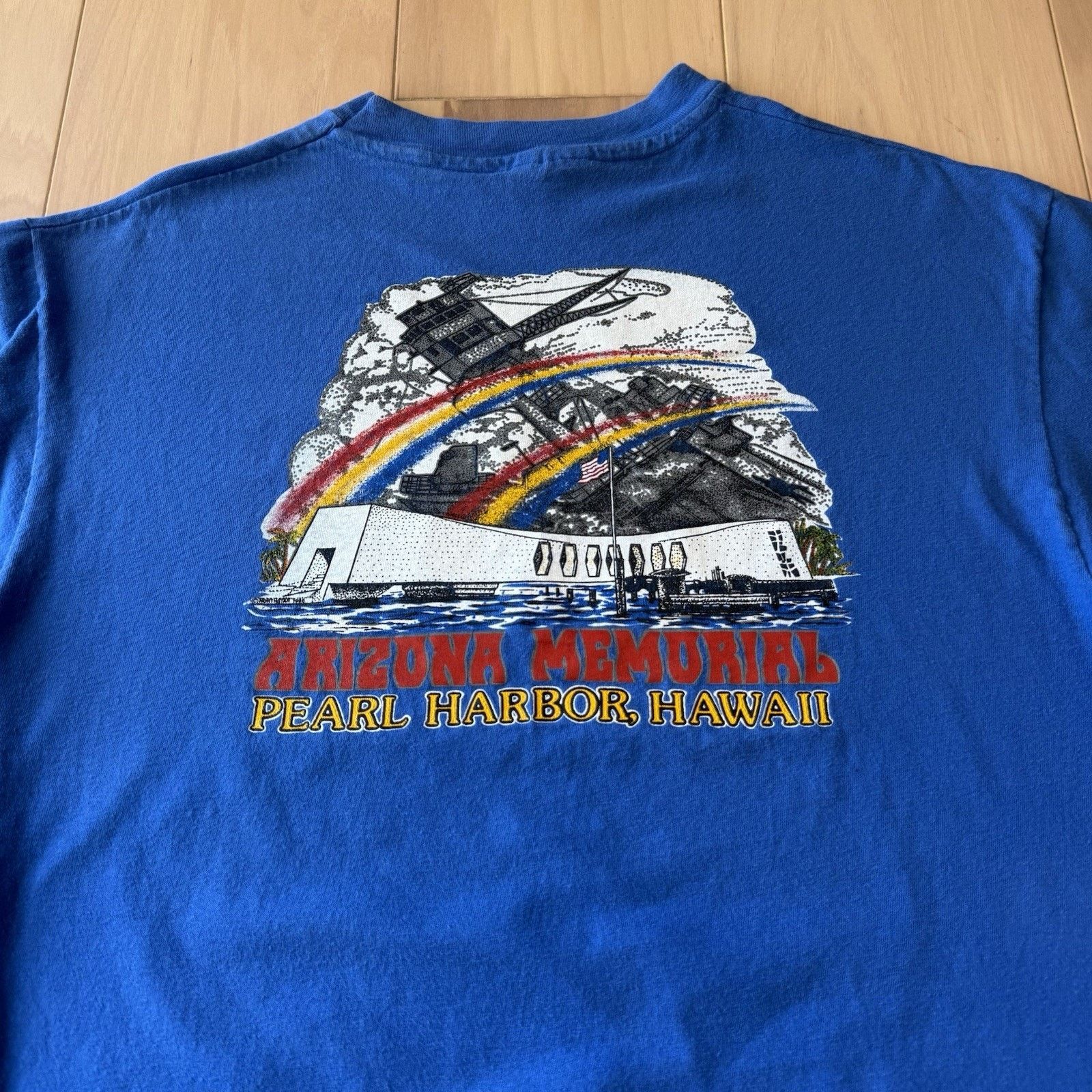 Vintage Vintage USS Arizona BB39 Shirt XL Blue 80s Pearl Harbor Size US XL / EU 56 / 4 - 7 Thumbnail