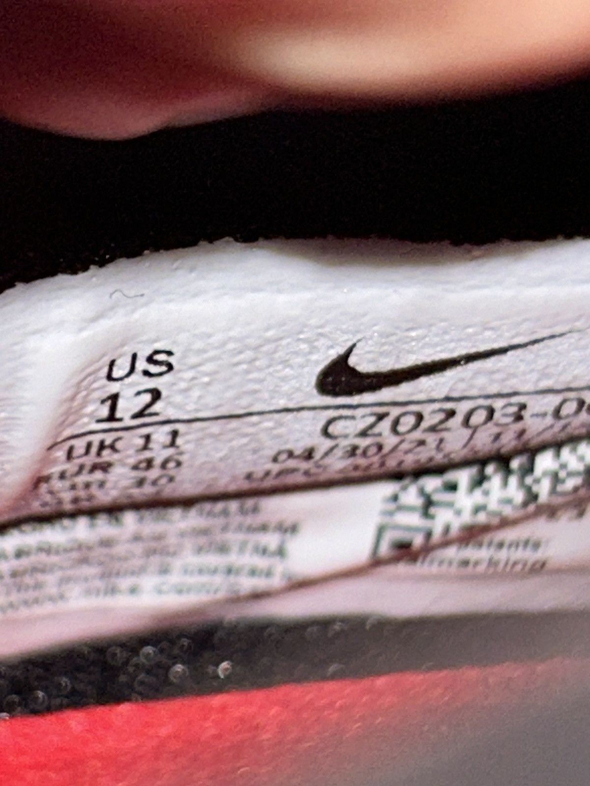 Nike Nike Lebron 19 BRED CZ0203-001 size 12 with box Size US 12 / EU 45 - 10 Thumbnail