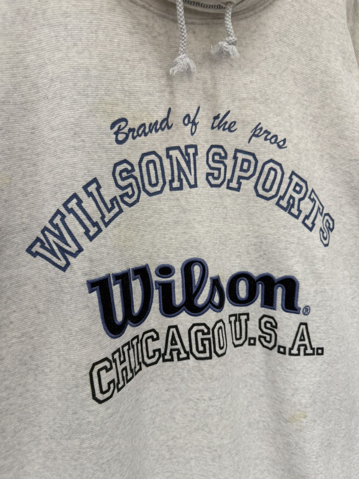 Wilson 🔥 Vtg 90s Wilson Sporting Goods Company High Neck Sweatshirt Size US L / EU 52-54 / 3 - 4 Thumbnail