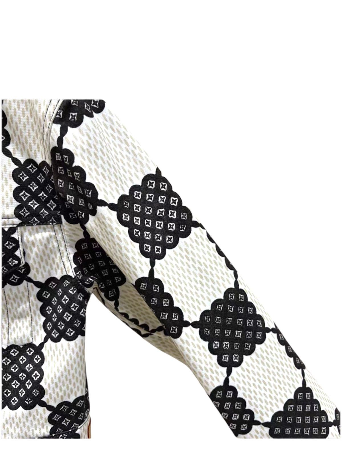 Louis Vuitton Louis Vuitton Women’s Bubble Damier Trucker Jacket Cotton Size XS / US 0-2 / IT 36-38 - 4 Thumbnail