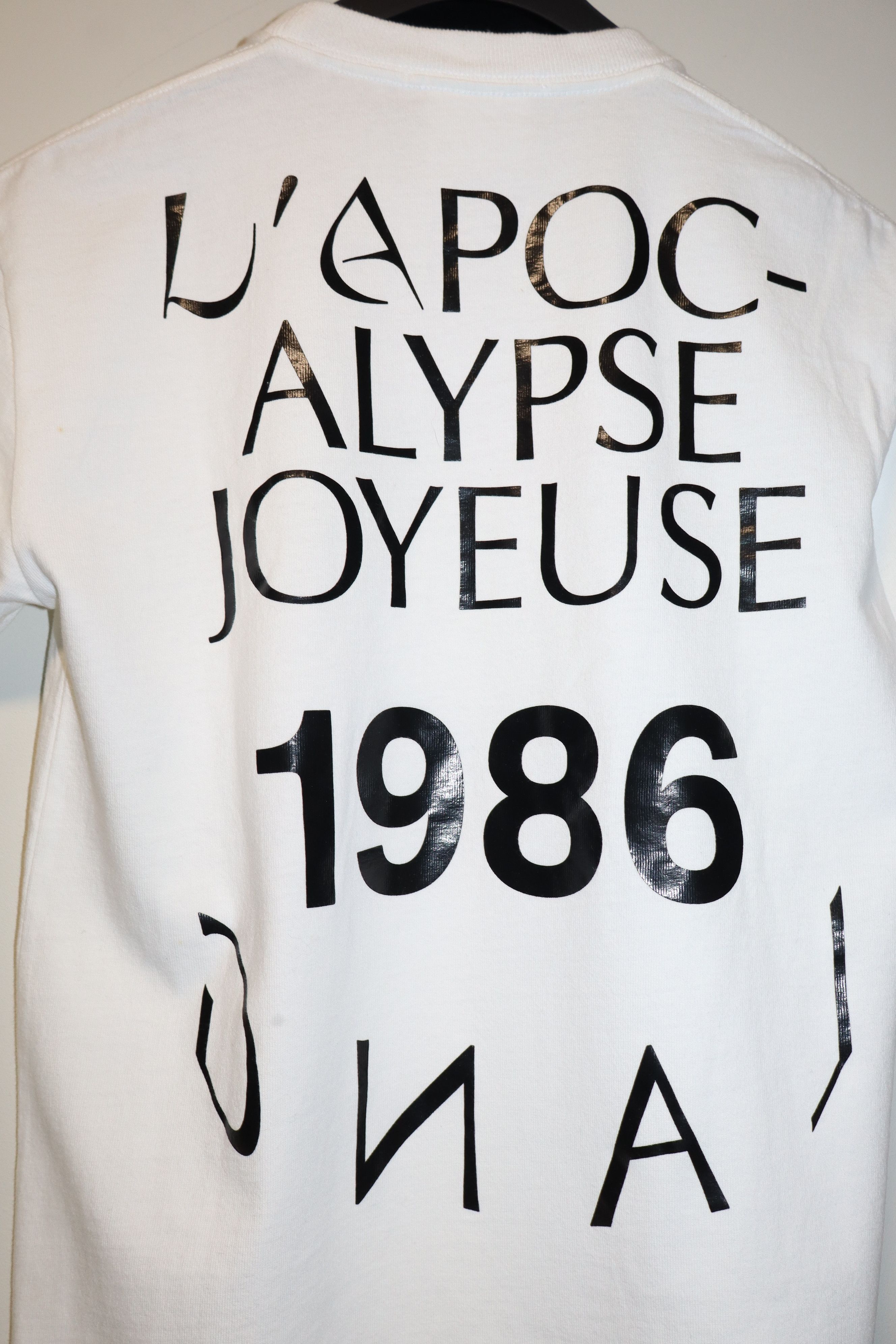 Helmut Lang L'apocalypse joyeuse t-shirt Size US S / EU 44-46 / 1 - 7 Thumbnail