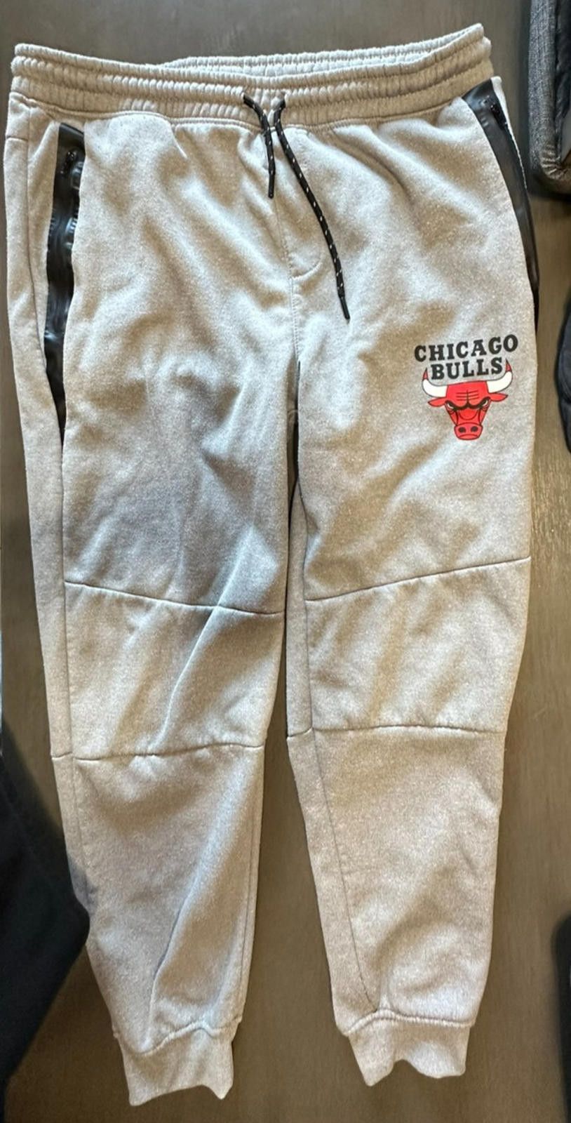 NBA Chicago Bulls Grey Basketball Sweat pants XL Size US 36 / EU 52 - 2 Thumbnail