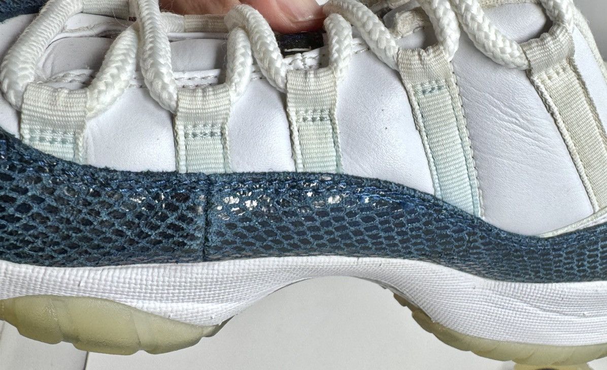 Jordan Brand × Nike Nike Air Jordan XI 11 Low Navy Snakeskin 2019 Retro size 8.5 Size US 8.5 / EU 41-42 - 11 Thumbnail