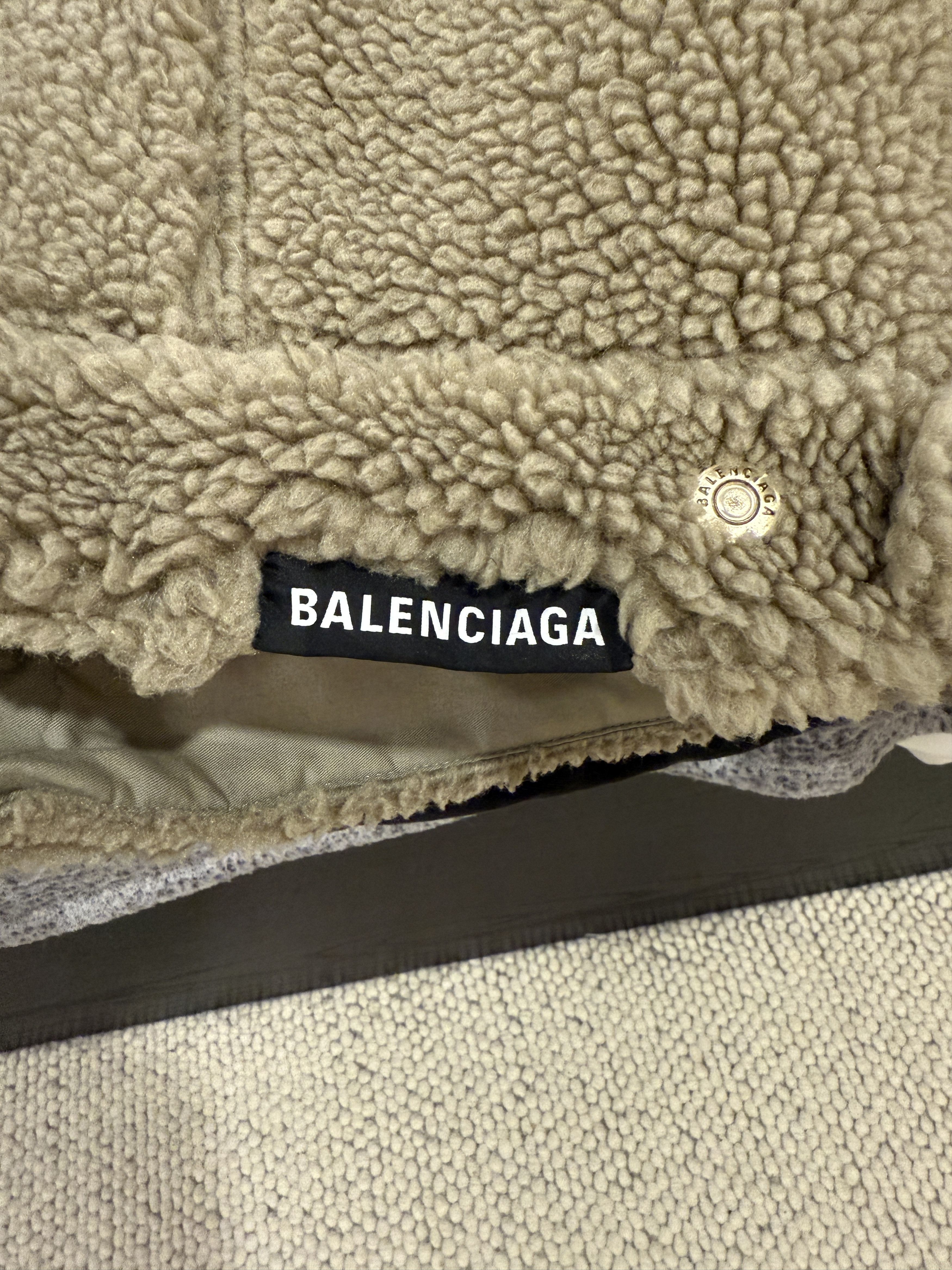 Balenciaga Balenciaga Oversized Fleece Jacket - Brown Size US M / EU 48-50 / 2 - 5 Thumbnail