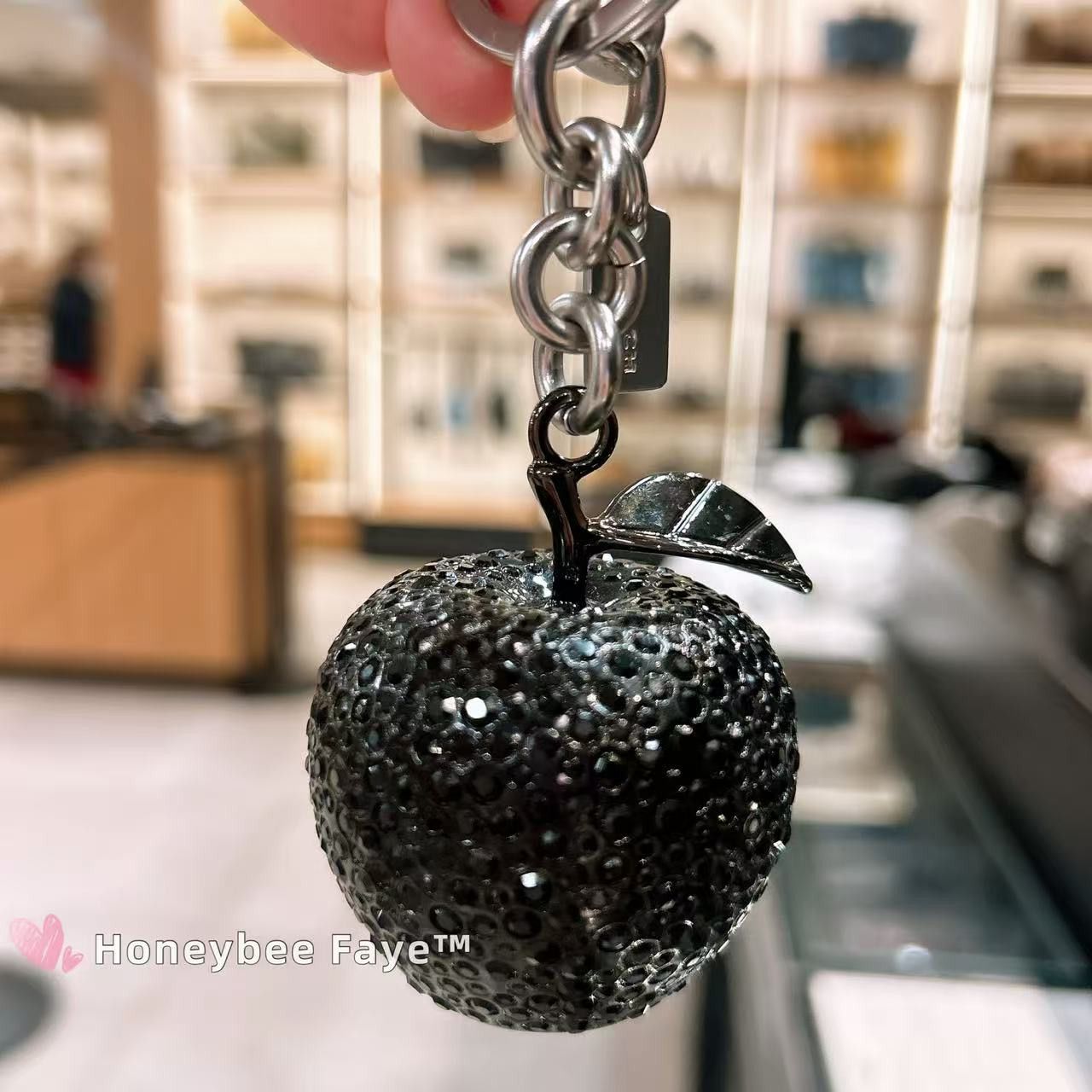 Coach NWT Coach Crystal Apple Bag Charm CCD29 Size ONE SIZE - 1 Thumbnail