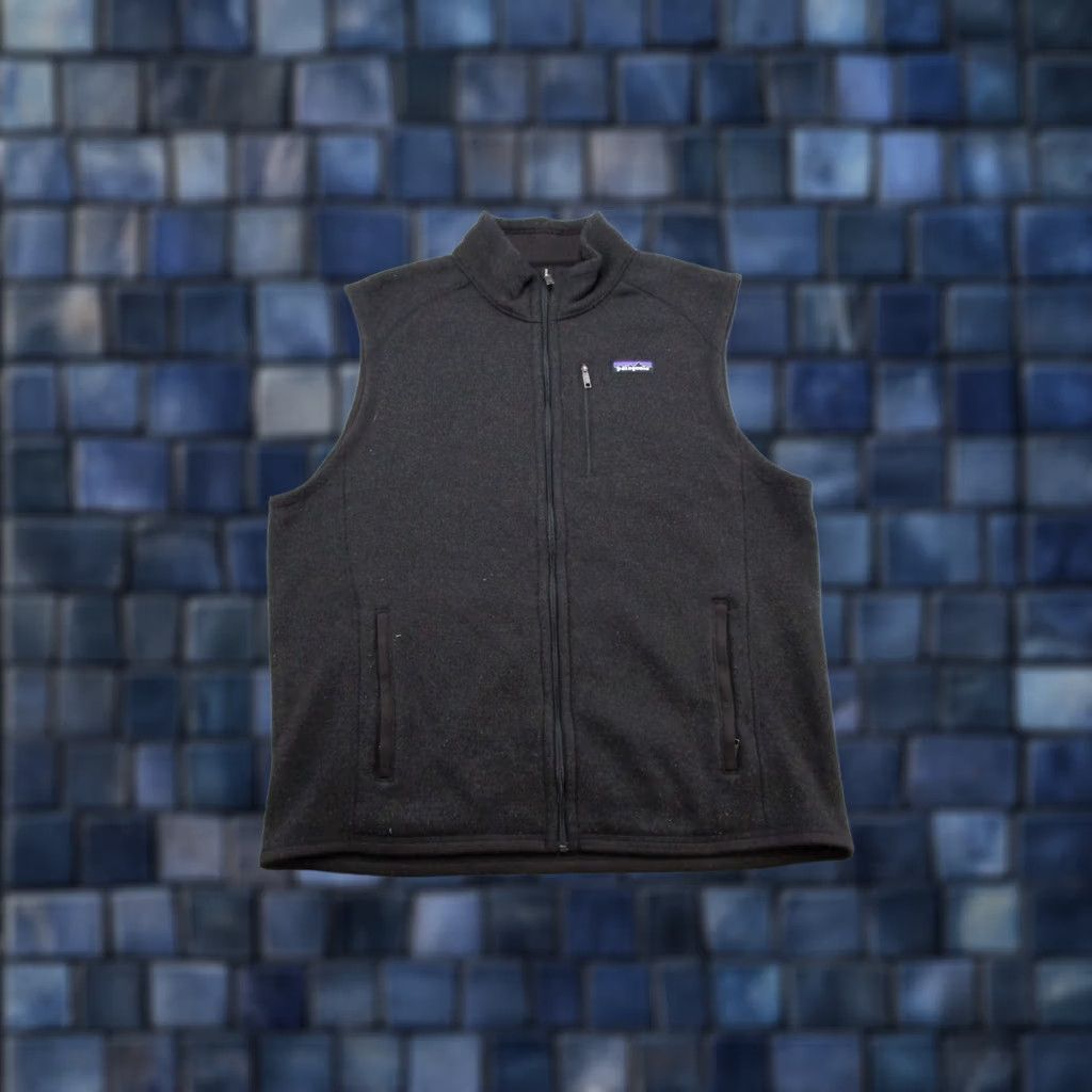 Patagonia Patagonia Better Sweater Vest Mens XL Black Zip Hiking 25881 Read Size US XL / EU 56 / 4 - 1 Thumbnail