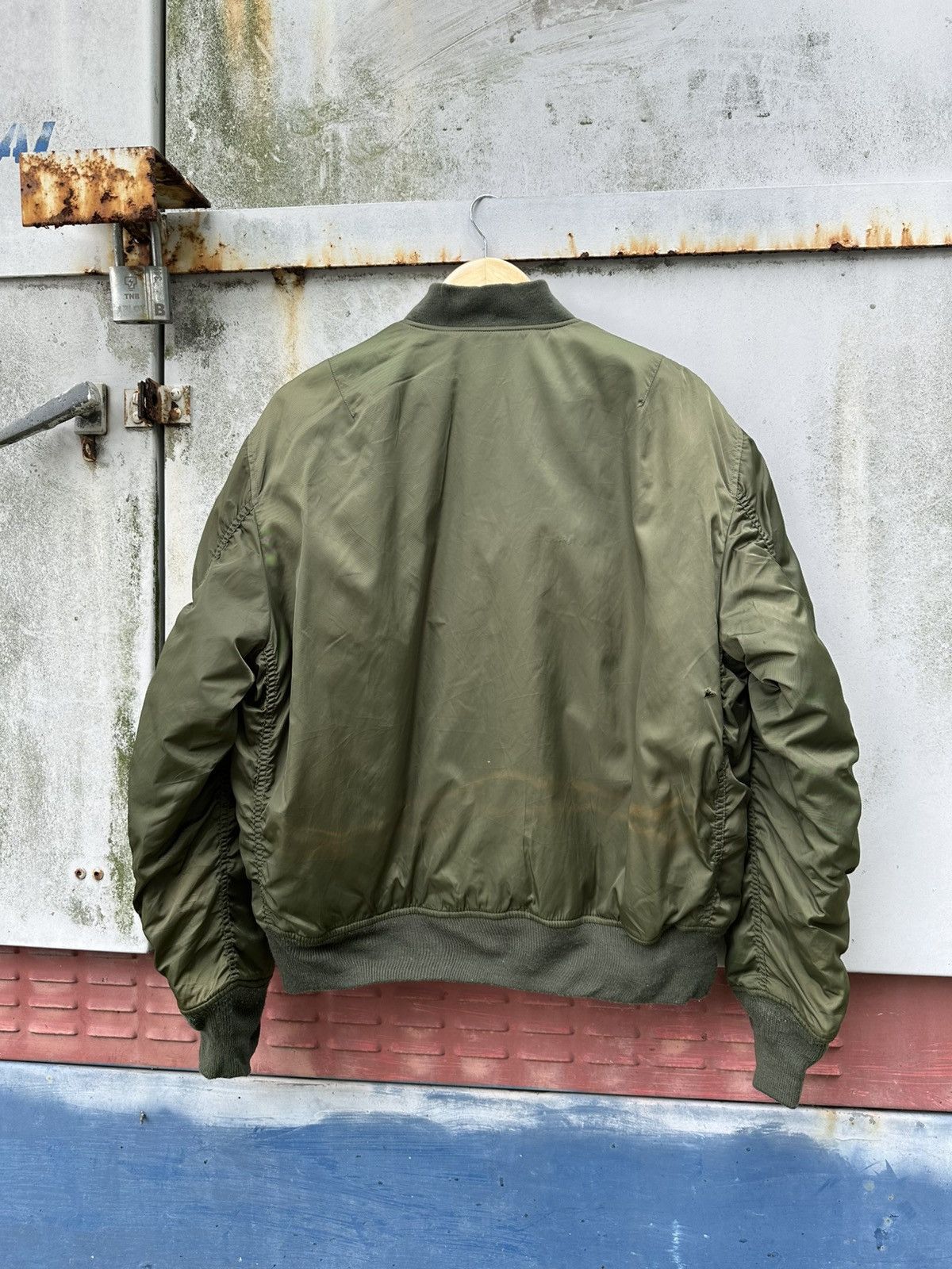 Vintage 🪖Vintage MA-1 Machope Man Intermediate Bomber Jacket Size US M / EU 48-50 / 2 - 7 Thumbnail