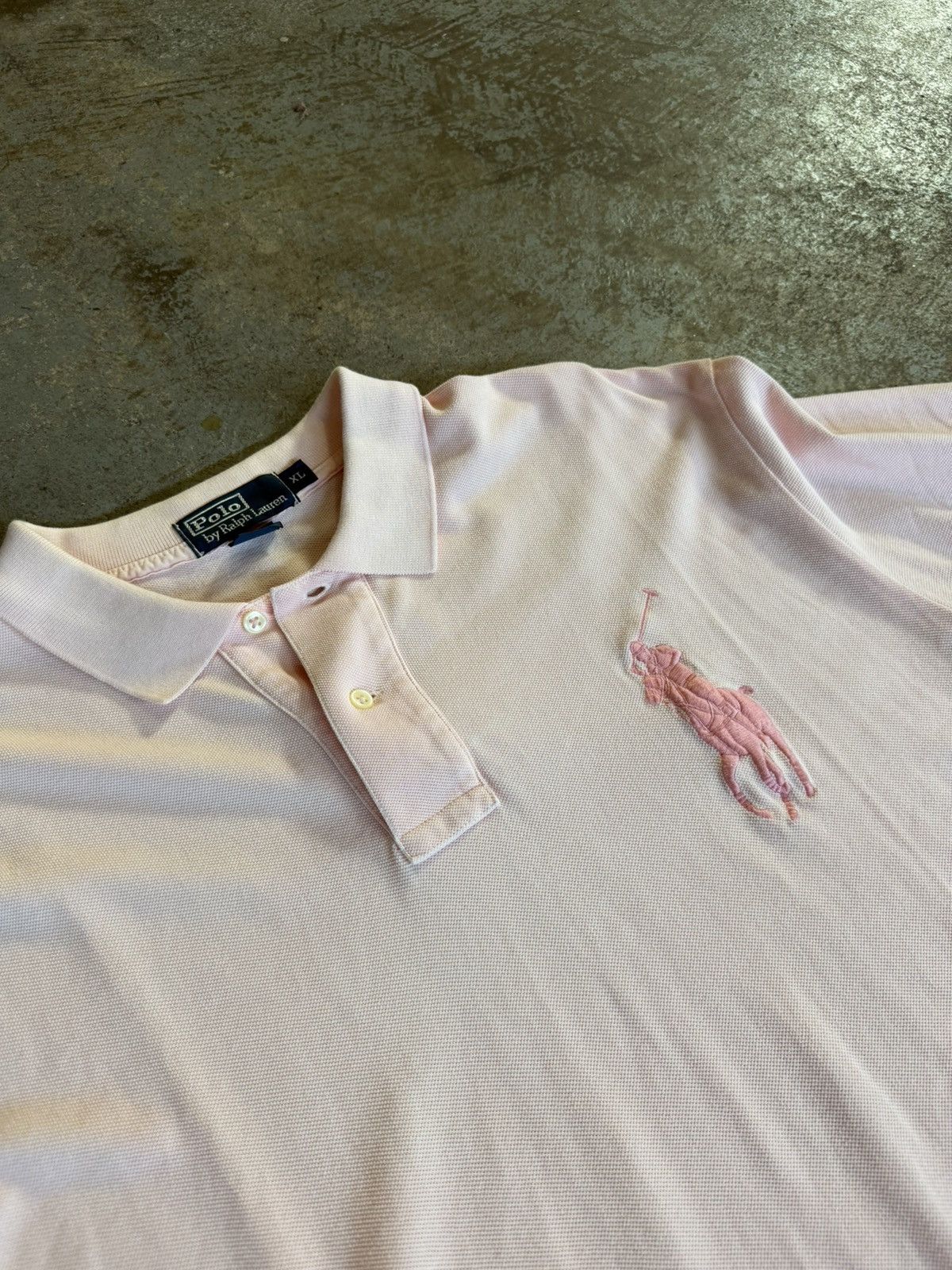 Polo Ralph Lauren Pink Ralph Lauren Big Pony Polo Size US XL / EU 56 / 4 - 4 Thumbnail