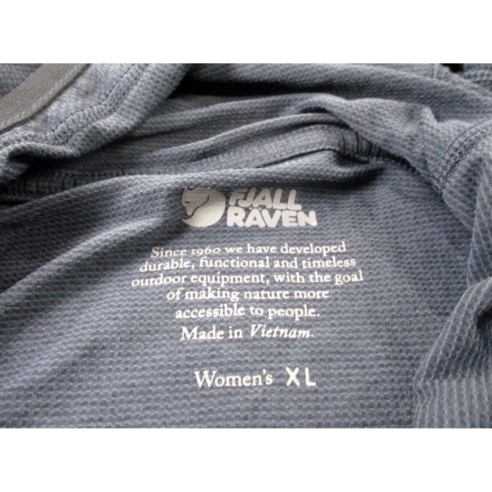 Vintage Fjällräven Snow Hoodie Sweatshirt Womens XL Blue Outdoors Lightweight Hiking Activewear Hoodie Pullover Women XL Blue Fjällräven Size XL / US 12-14 / IT 48-50 - 6 Thumbnail