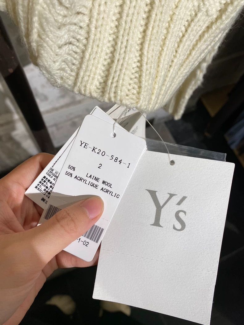 Y's Y's Beige Disruptive Sweater Size XS / US 0-2 / IT 36-38 - 9 Thumbnail