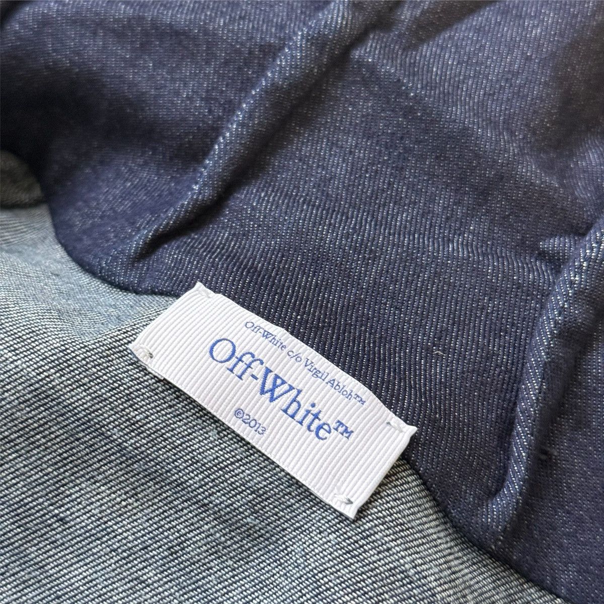 Off-White Off-White Body Scan X-Ray Denim Hoodie Size US M / EU 48-50 / 2 - 12 Thumbnail