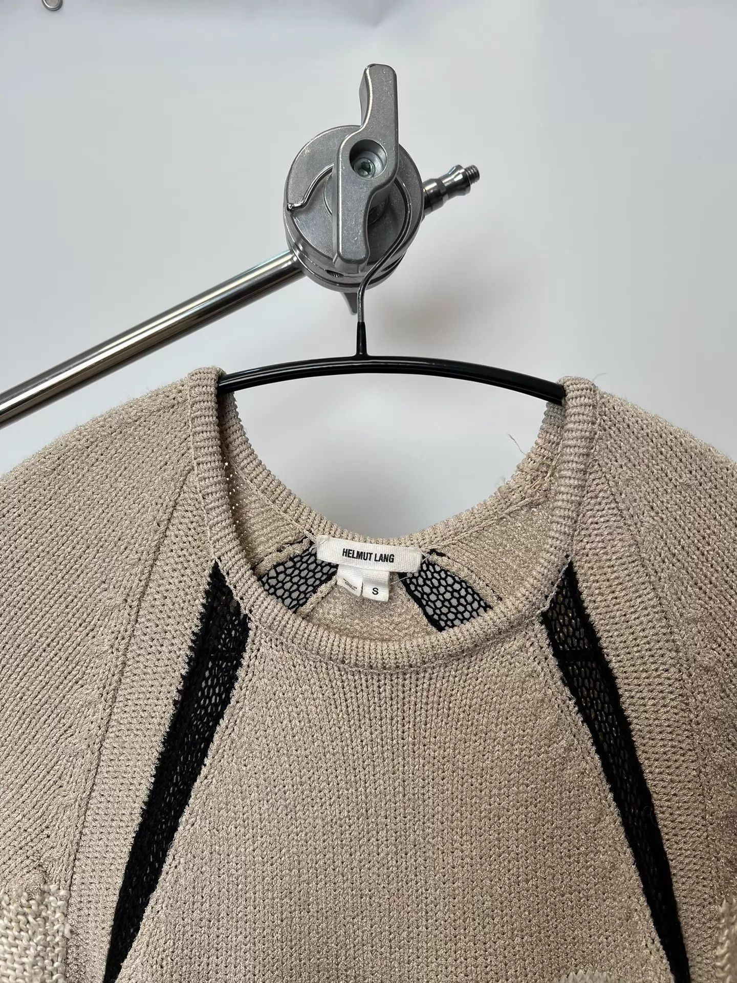 Helmut Lang Helmut Lang colorblocked knit sweater S Size S / US 4 / IT 40 - 3 Thumbnail