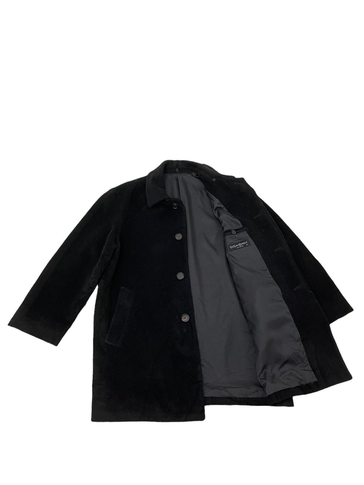 Yves Saint Laurent YSL Polar Fleece Midi Over Coat Vtg Yves Saint Laurent 5🟩6 Size US L / EU 52-54 / 3 - 8 Thumbnail