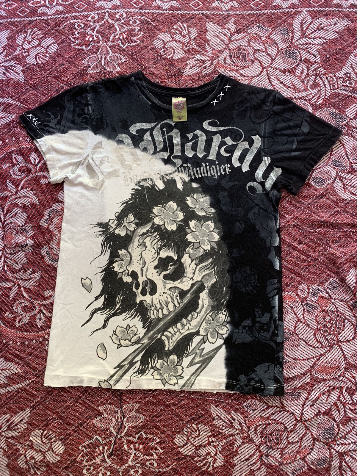 Ed Hardy skull gold