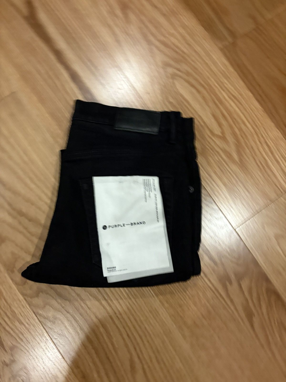 Purple Brand Black Purple Jeans Size US 31 - 1 Thumbnail