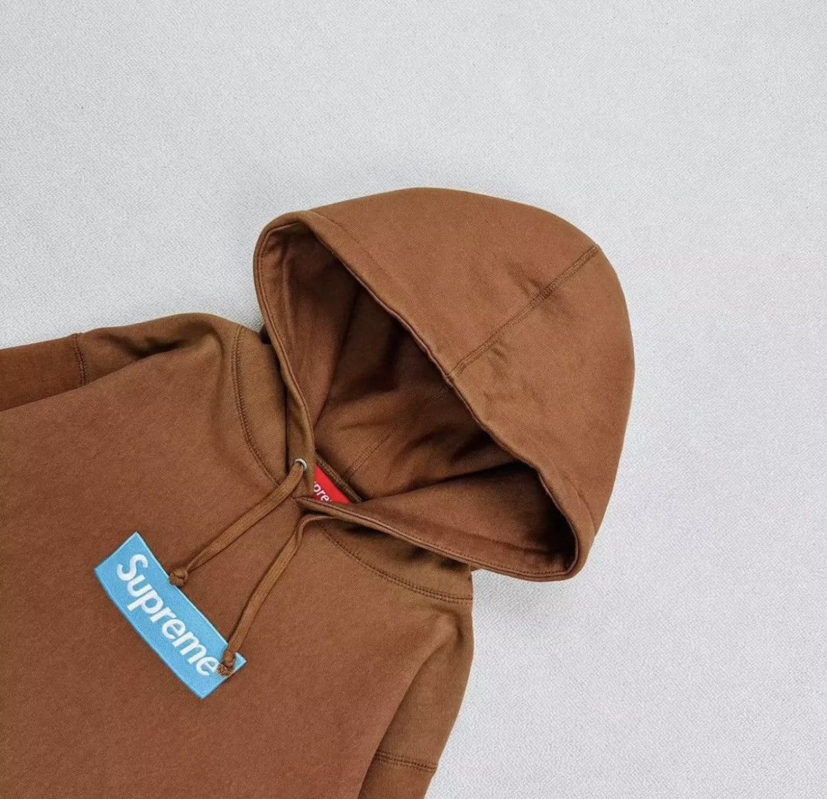Supreme Supreme fw17 rust Brown box logo hooded sweatershirt Size US L / EU 52-54 / 3 - 3 Thumbnail