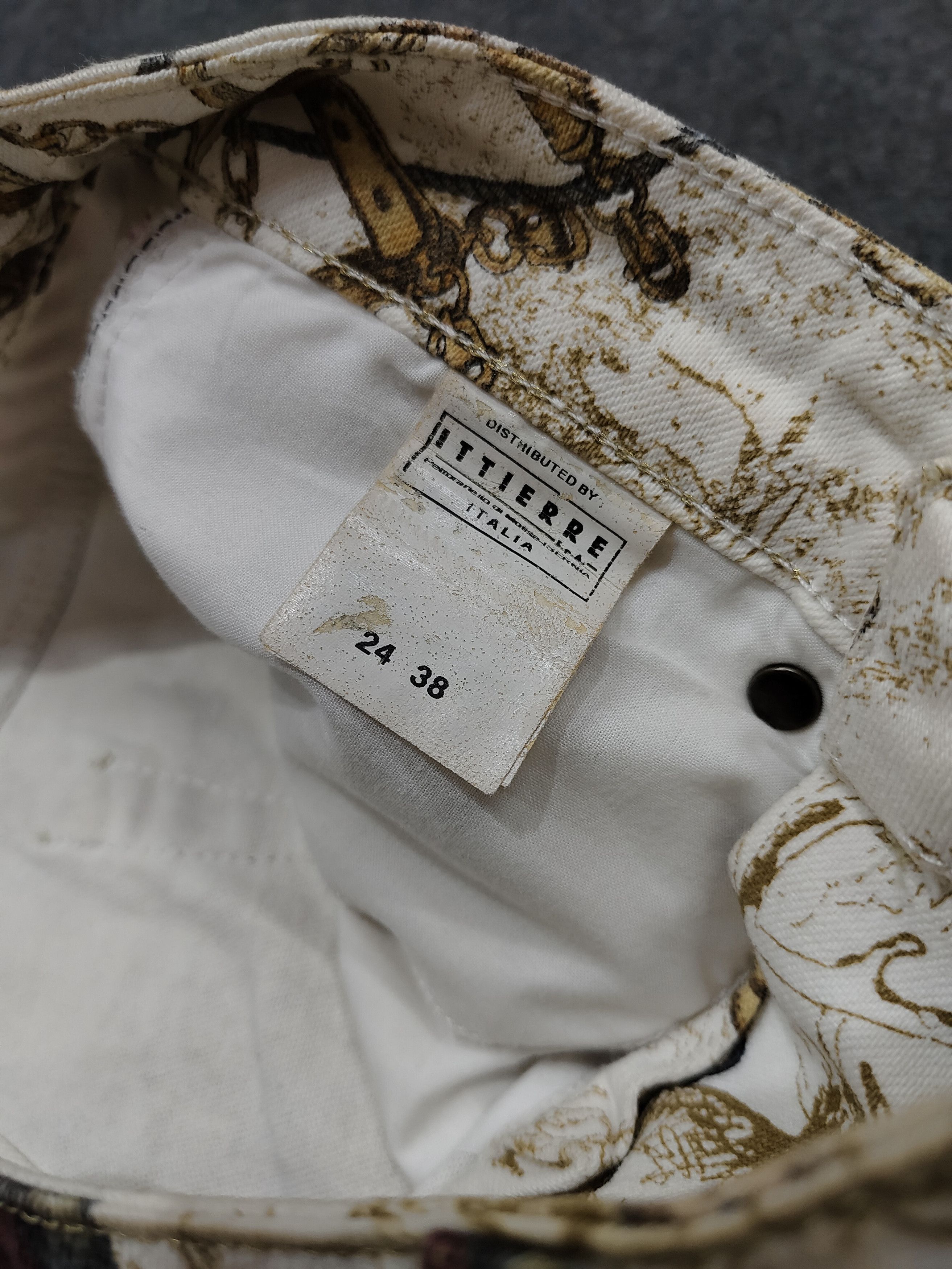 Just Cavalli 90s Just Cavalli❤️‍🔥Archive Baroque Equestrian Flare Jeans Size 29" - 7 Thumbnail
