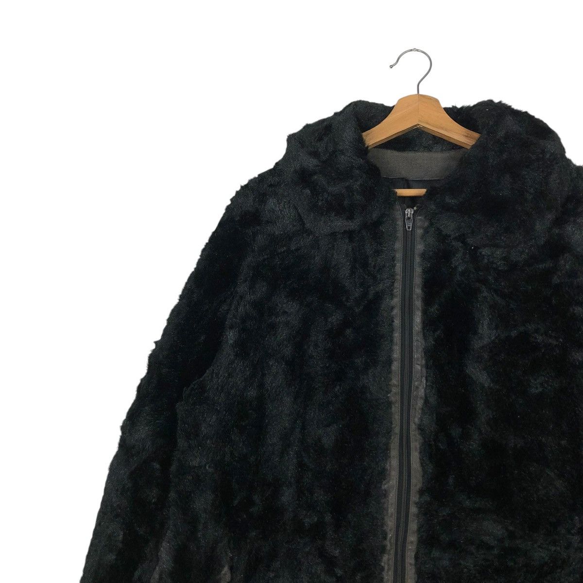 Japanese Brand 🔥VINTAGE GENUINE LEATHER JACKET MINK FUR BLANKET UNBRANDED Size US M / EU 48-50 / 2 - 9 Thumbnail