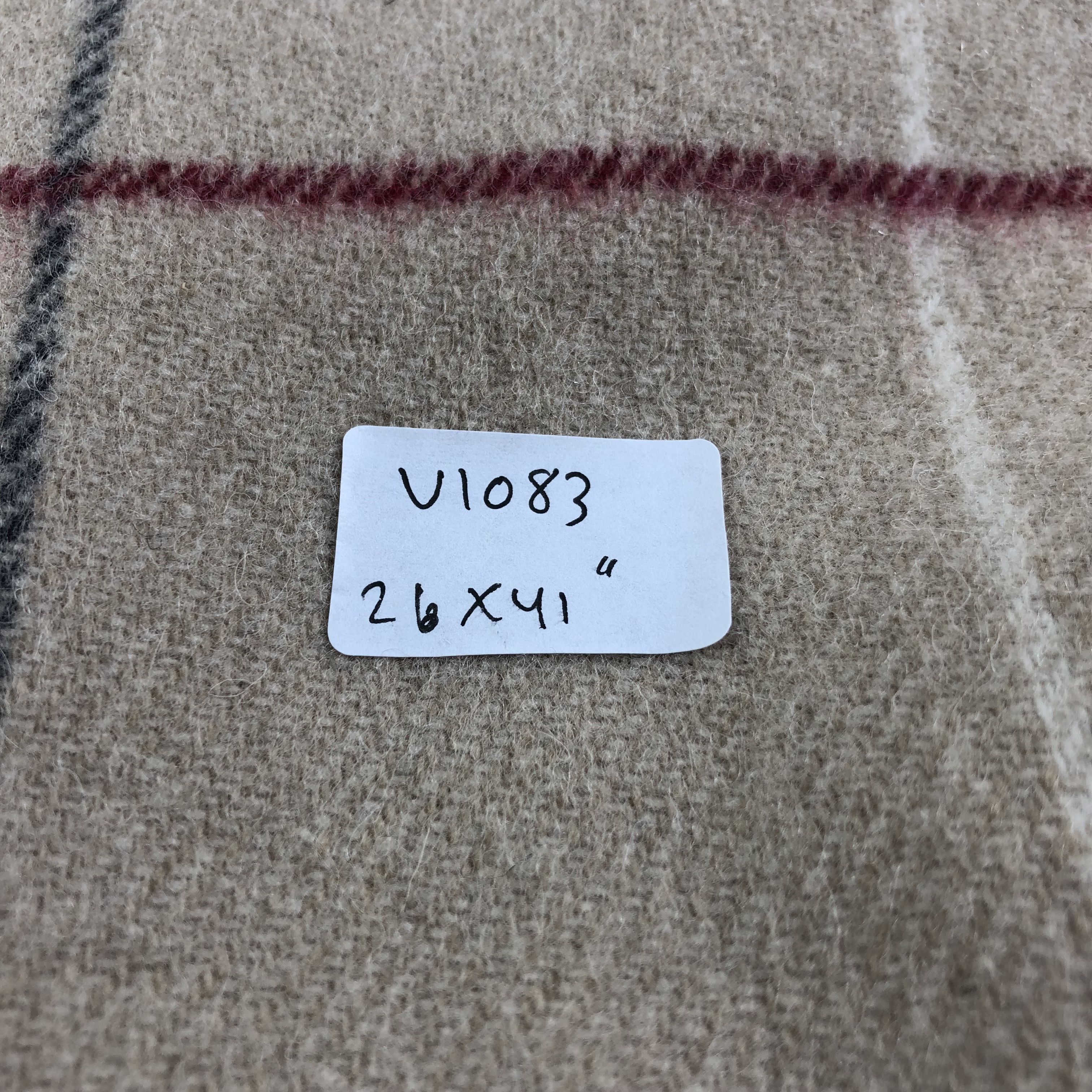 Burberry Burberry Oversized Wool Scarf Muffler V1083 Size ONE SIZE - 8 Thumbnail