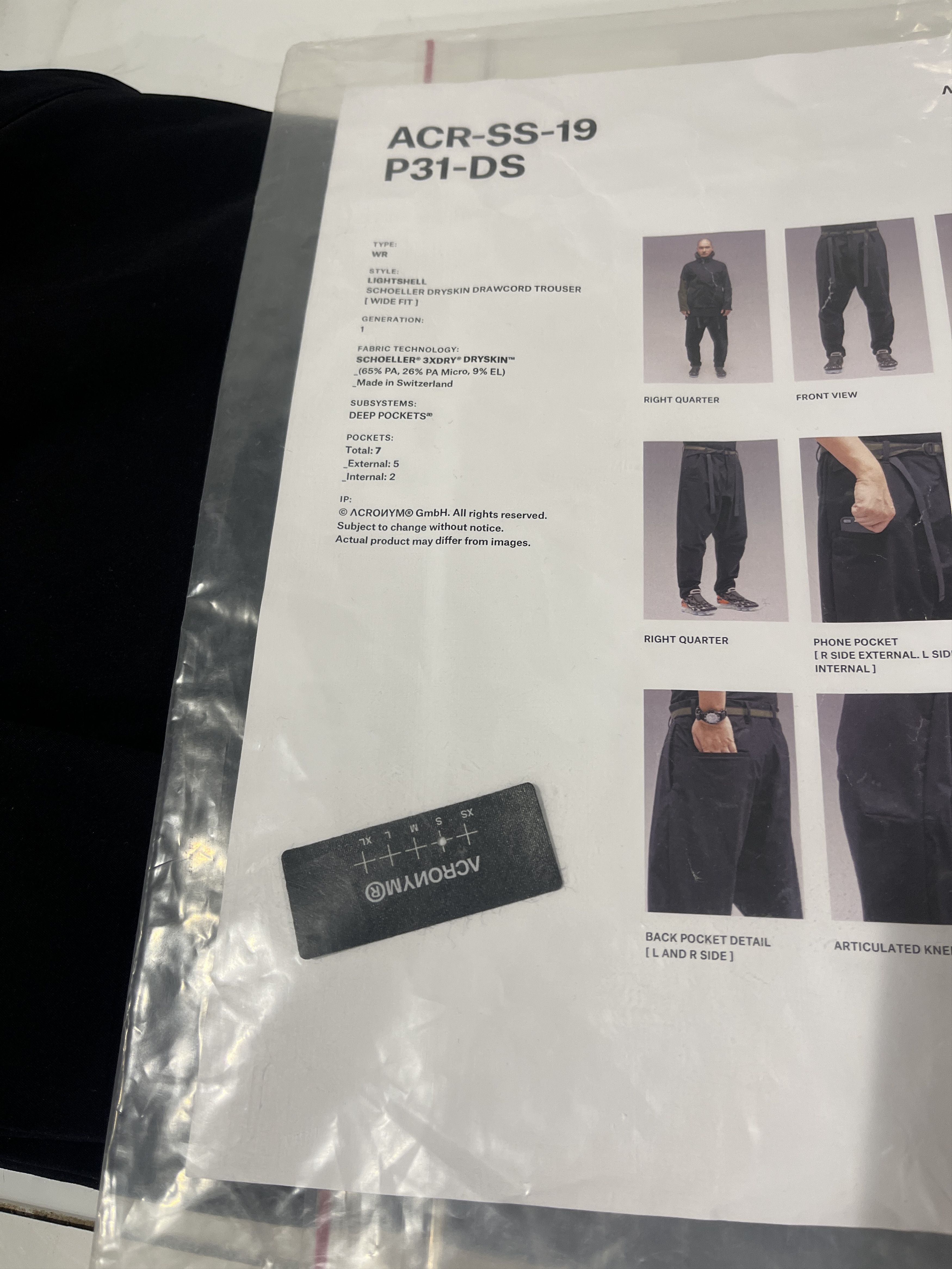 Acronym P31 DS Size US 30 / EU 46 - 5 Thumbnail