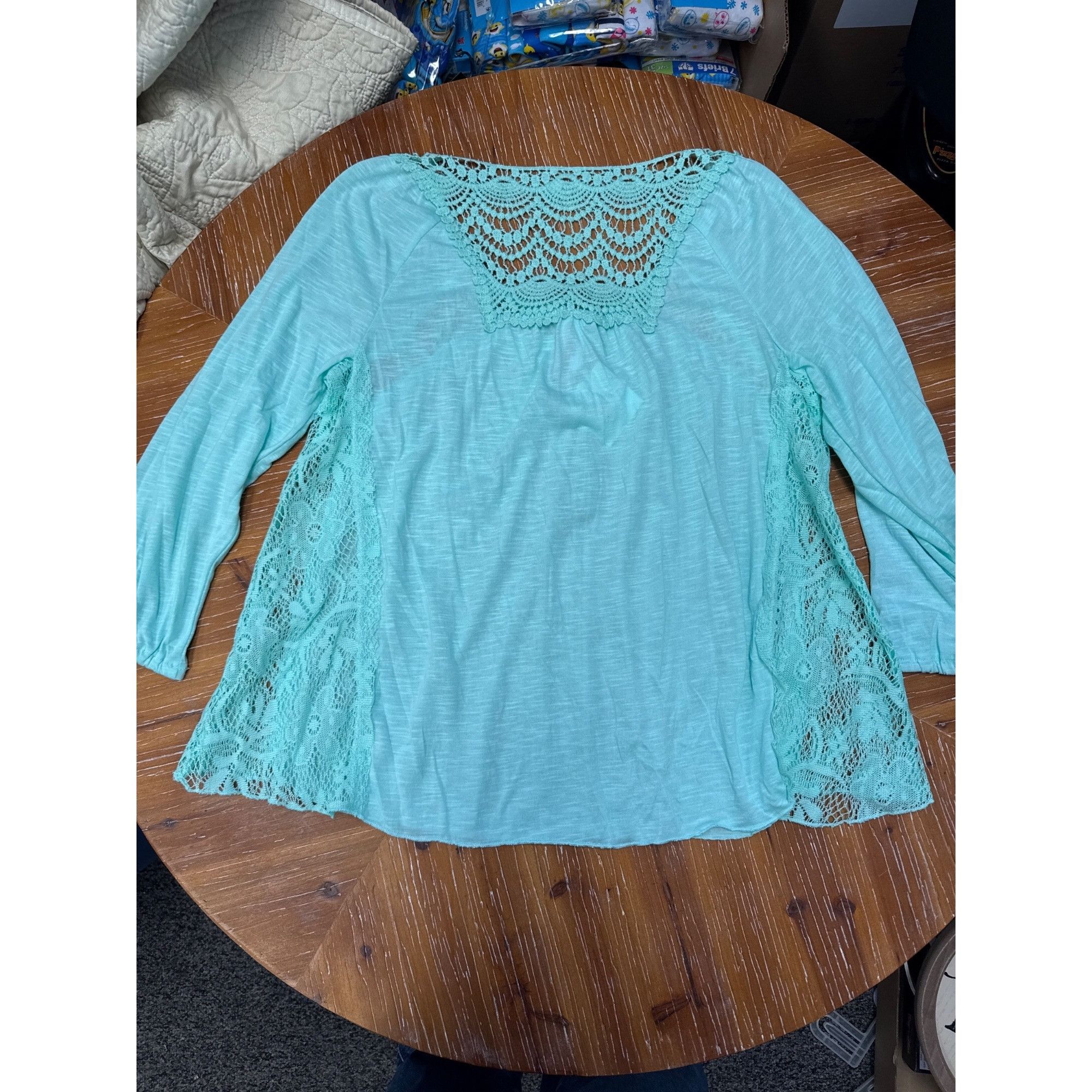 Other Juniros Long Sleeve Crochet Top With Tassel Detail Small Size S / US 4 / IT 40 - 5 Thumbnail