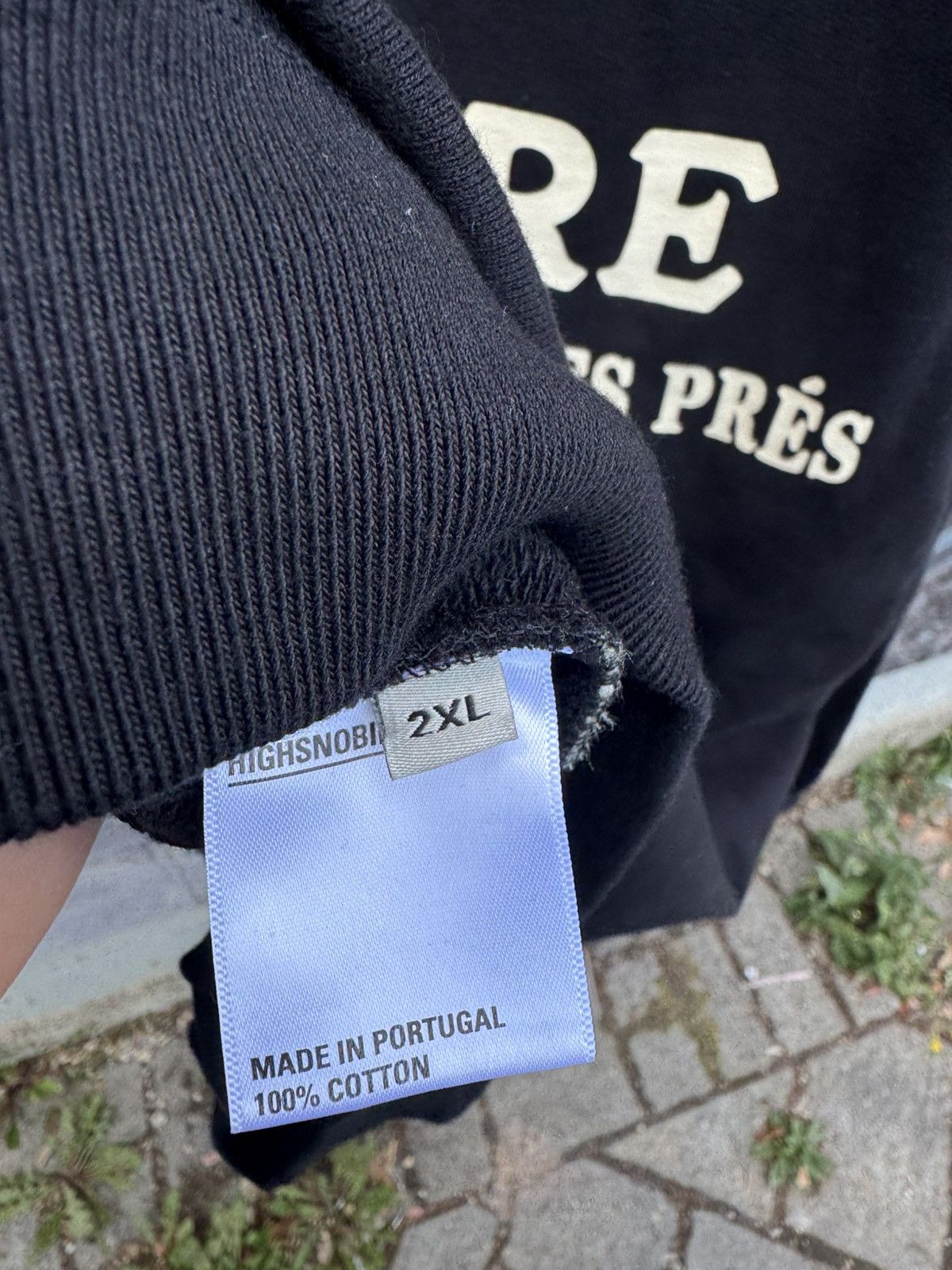 Highsnobiety X Café De Flore Crewneck Sweatshirt in Black, Men's (Size Xxl) — image 5 of 5