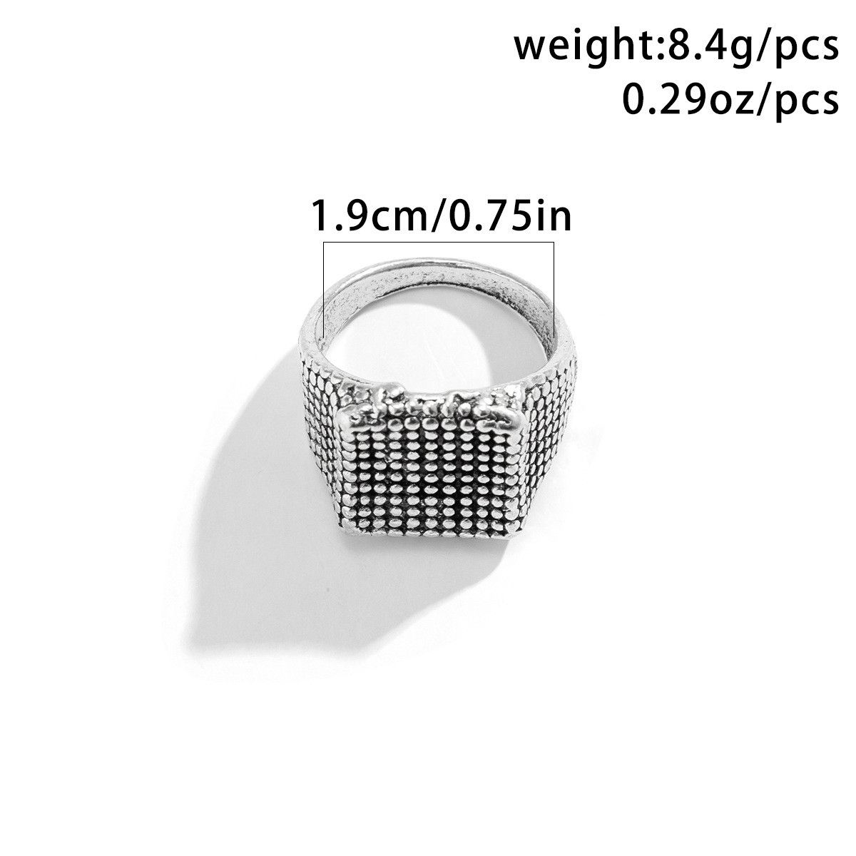 Jewelry Crazy Jewelry Rings Open Size Chrome Ring (Size 7-13) Size ONE SIZE - 6 Thumbnail