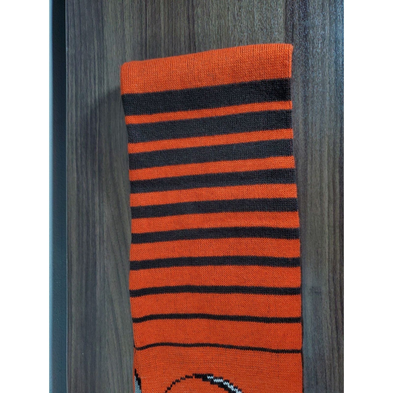 NFL Cleveland Browns Knit Long Scarf NFL Football Orange Brown Size ONE SIZE - 8 Thumbnail