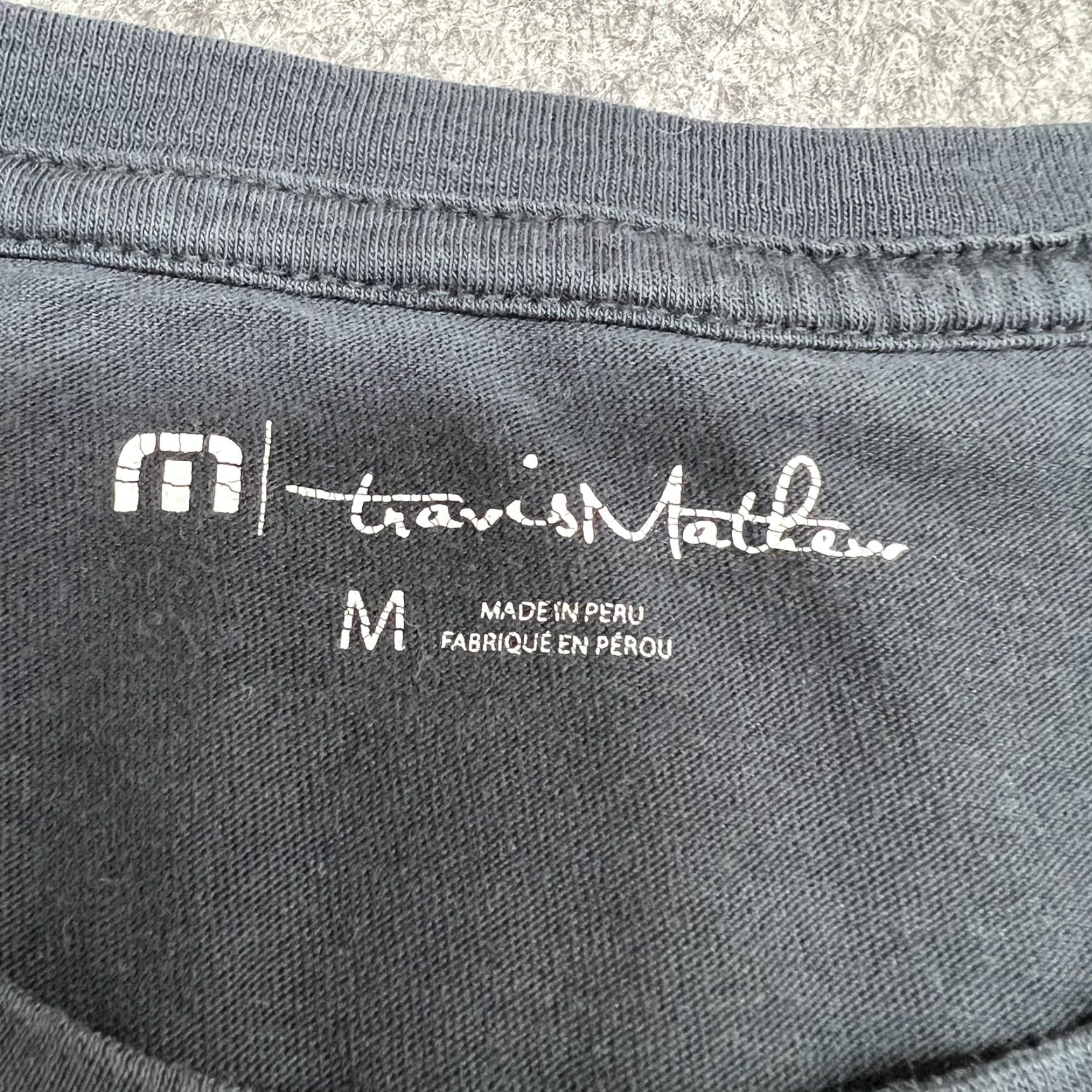 TravisMathew Travis Mathew Shirt Mens M Blue Stripe Pocket Crewneck Tee T Shirt Casual Preppy Size US M / EU 48-50 / 2 - 3 Thumbnail