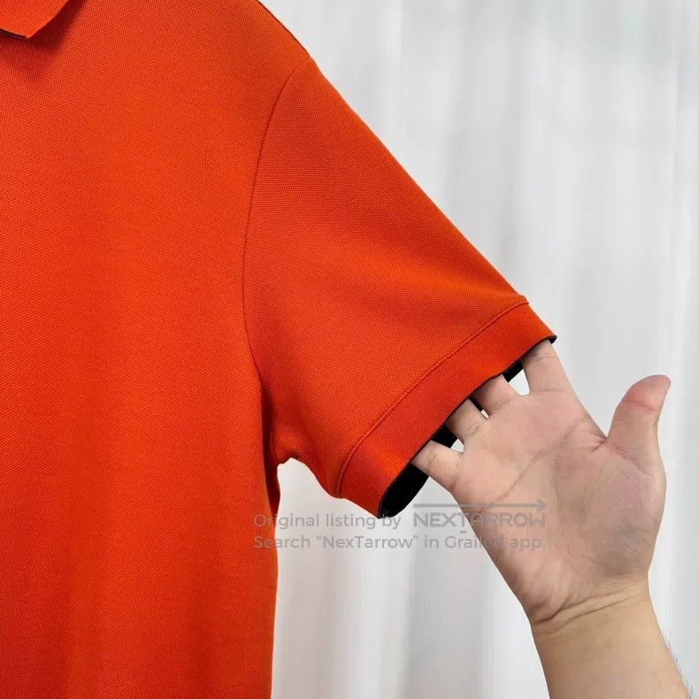 Hermes Hermes Orange Equestrian Polo Short Sleeve Size US M / EU 48-50 / 2 - 4 Thumbnail